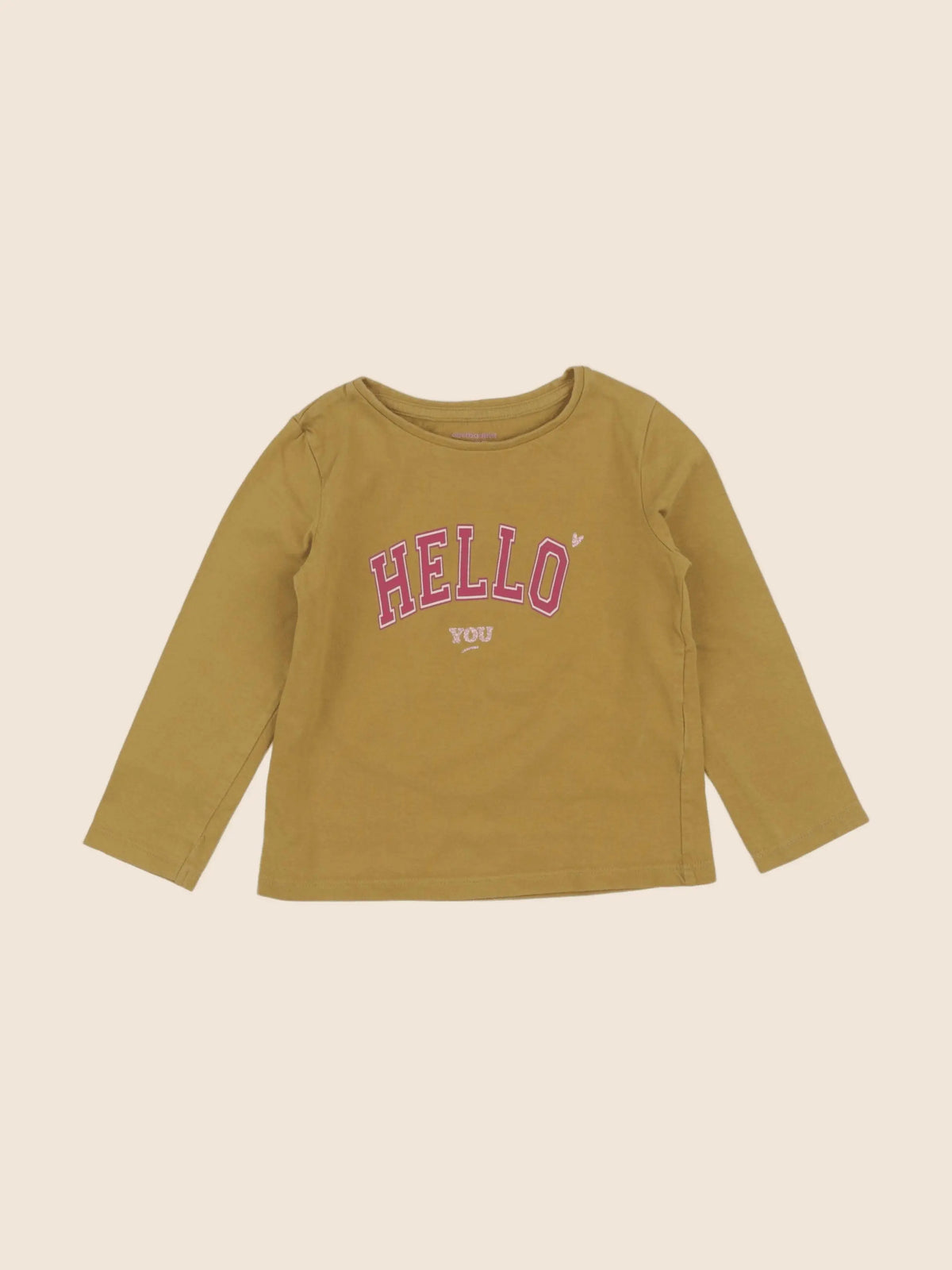 Vertbaudet - tee-shirt jaune - 3 ans