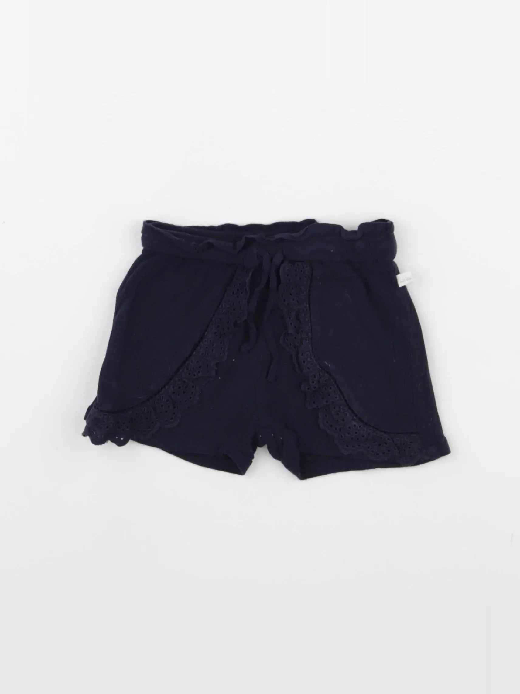 IKKS - short bleu - 6 mois