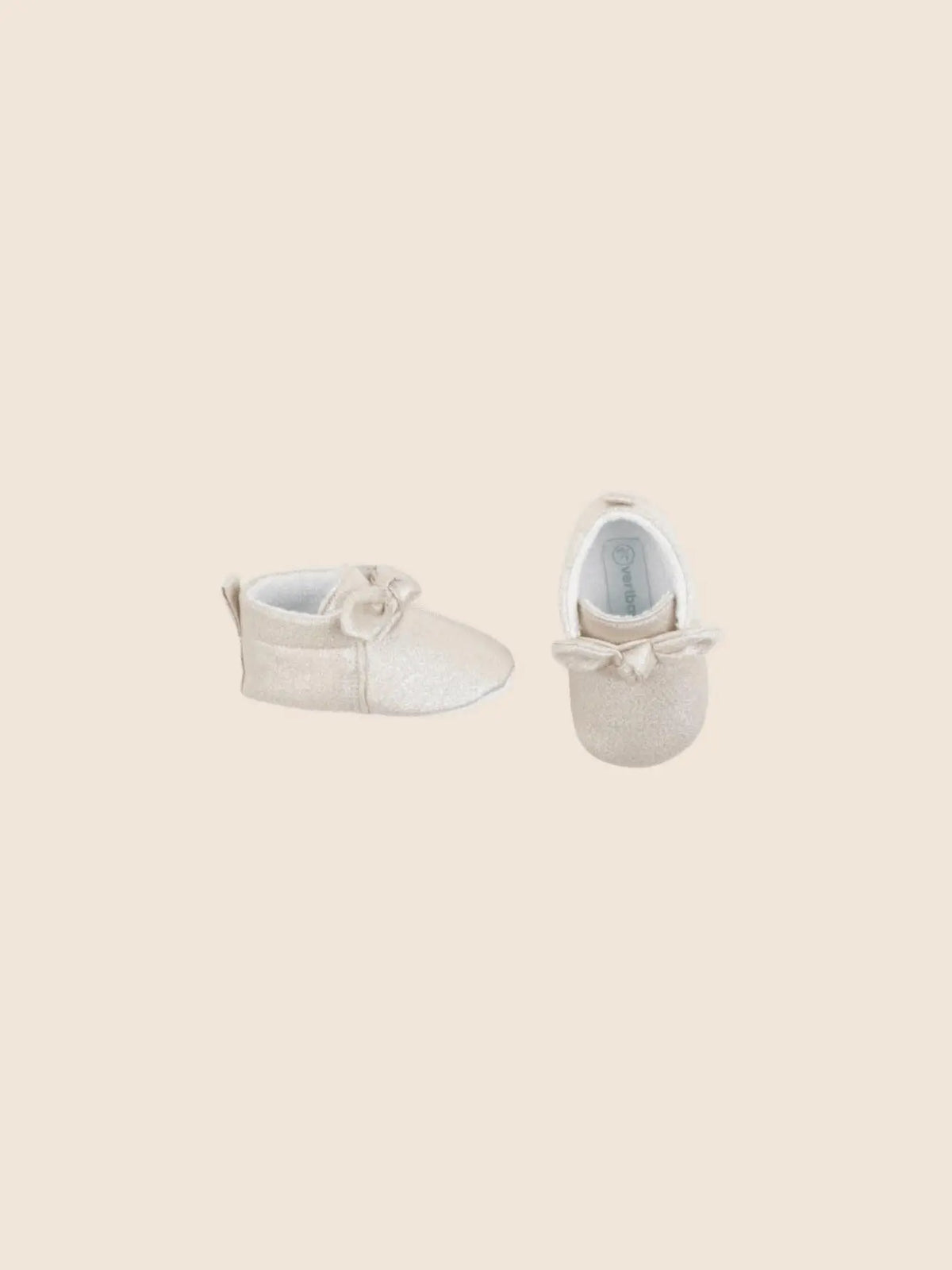 Vertbaudet - chaussons or - pointure 17