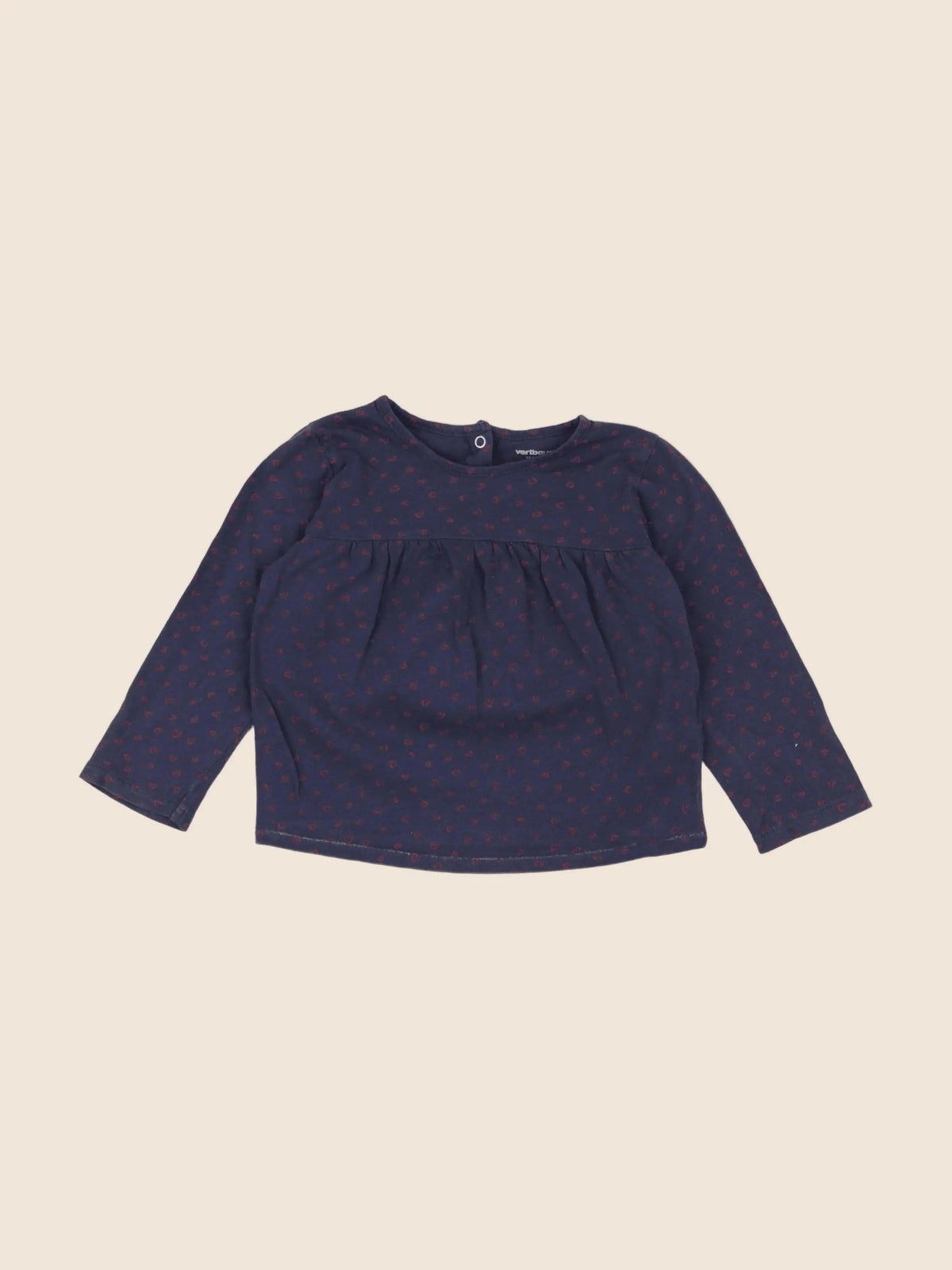 Vertbaudet - tee-shirt bleu - 18 mois