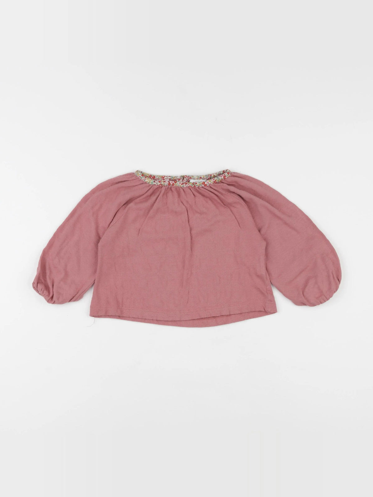 Zara - blouse rose - 1 an