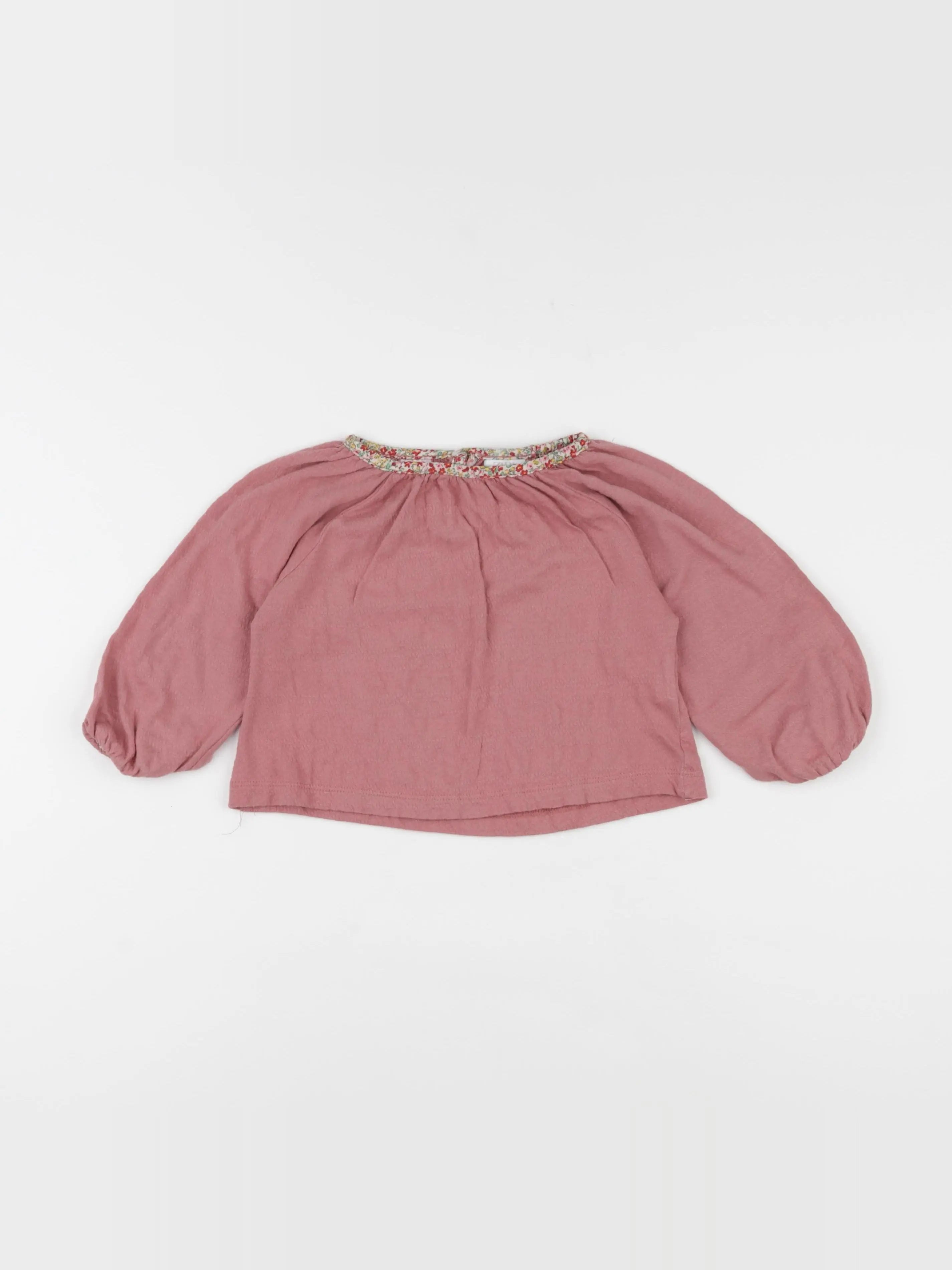 Zara - blouse rose - 1 an