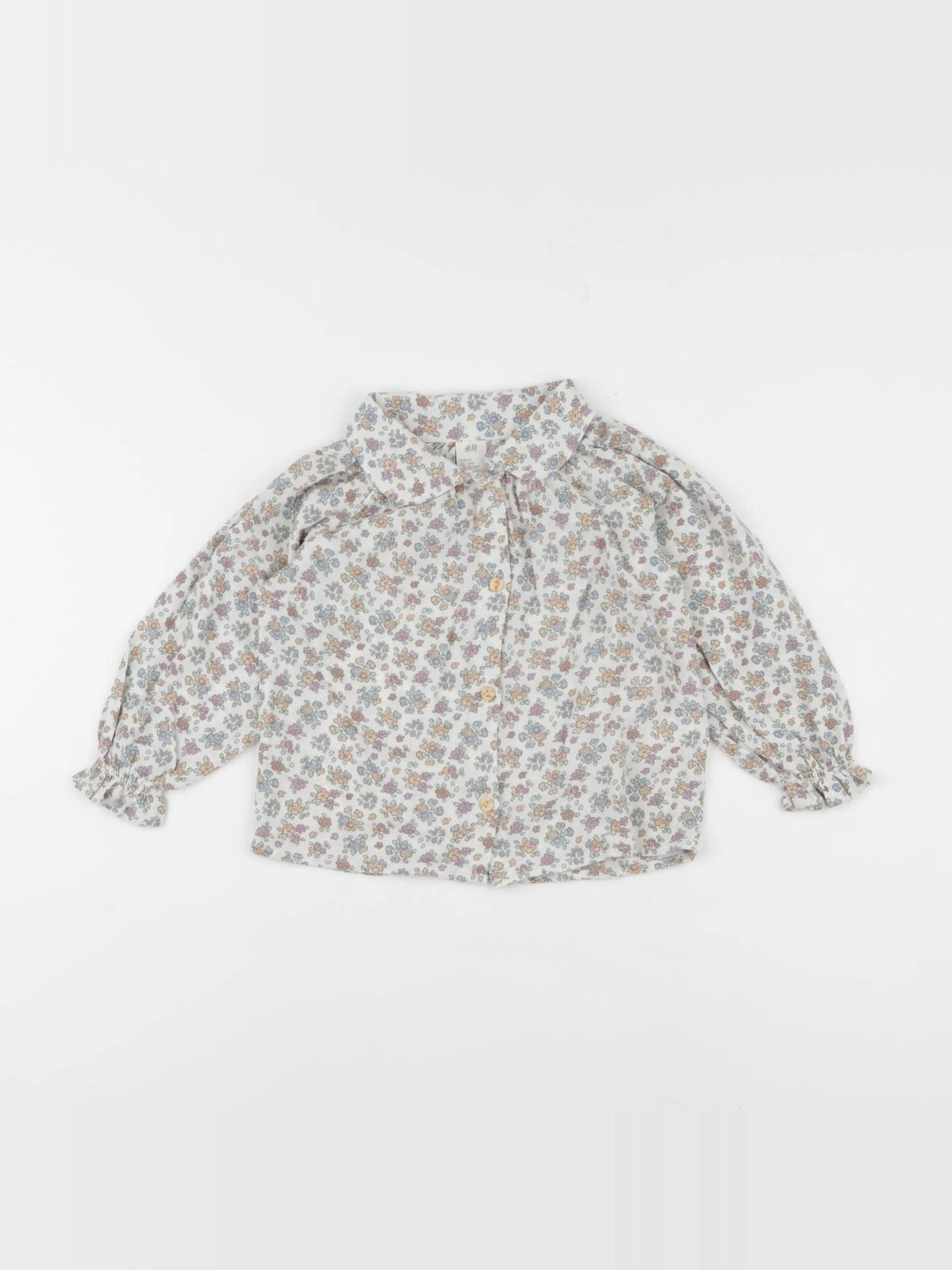 H&M - blouse rose - 18 mois