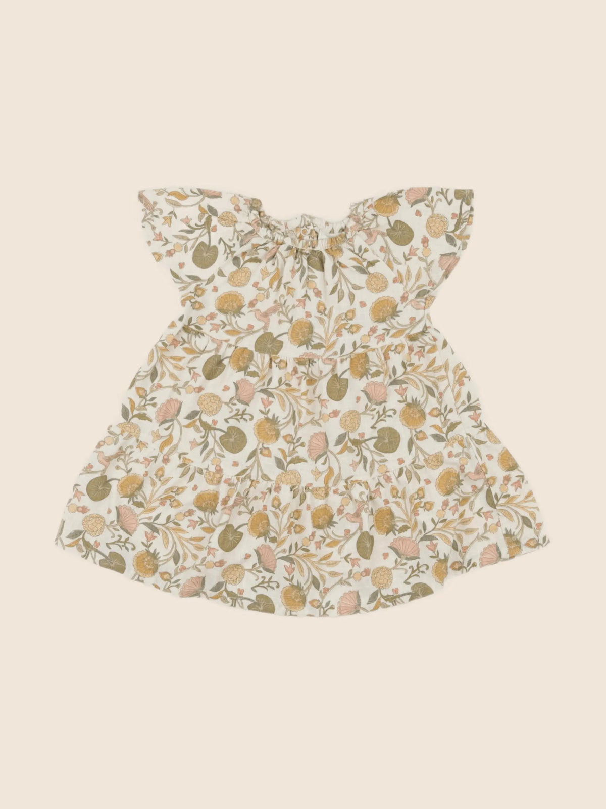 Tape à l'oeil - robe beige - 6 mois
