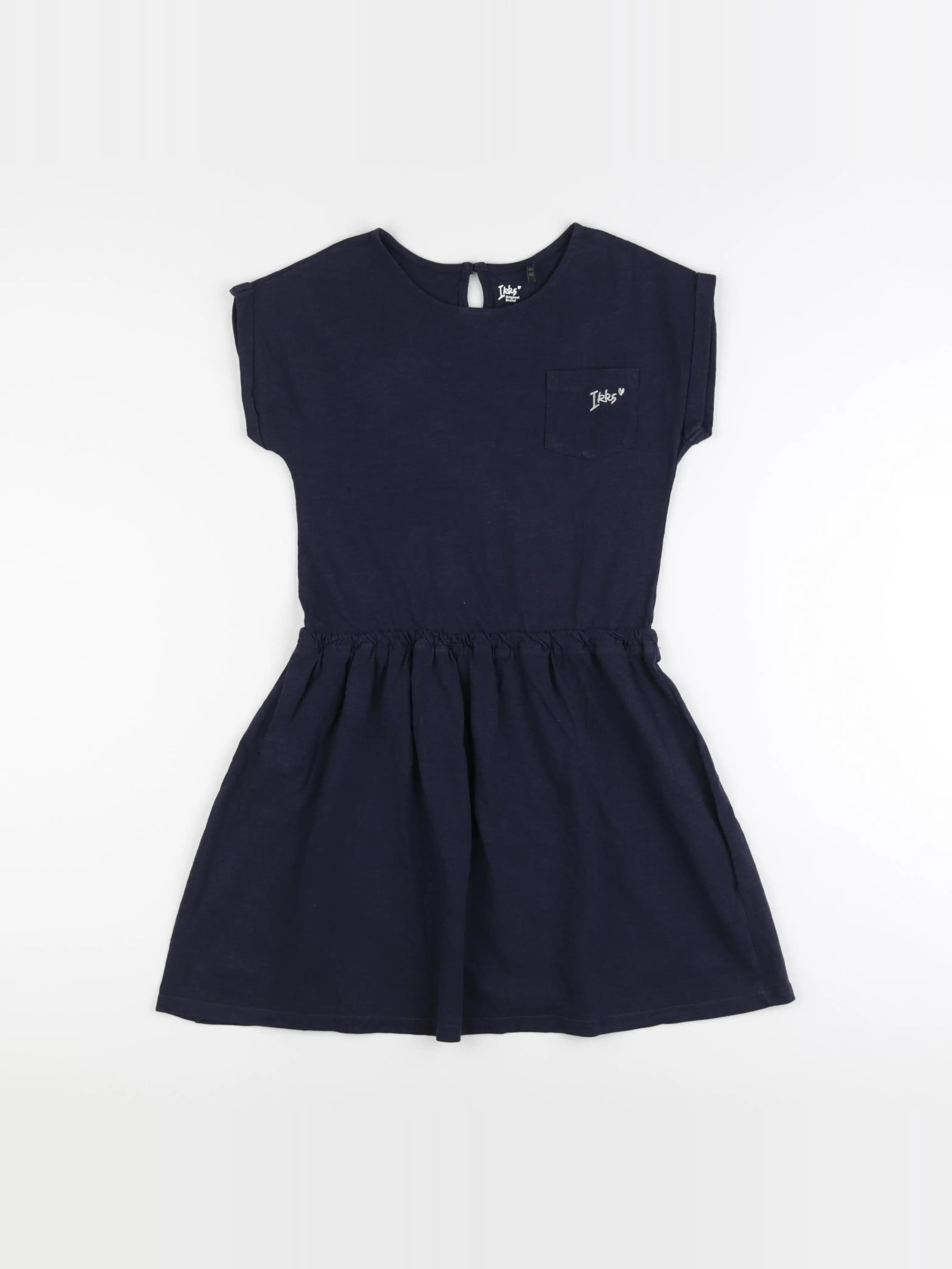 IKKS - robe bleu - 10 ans