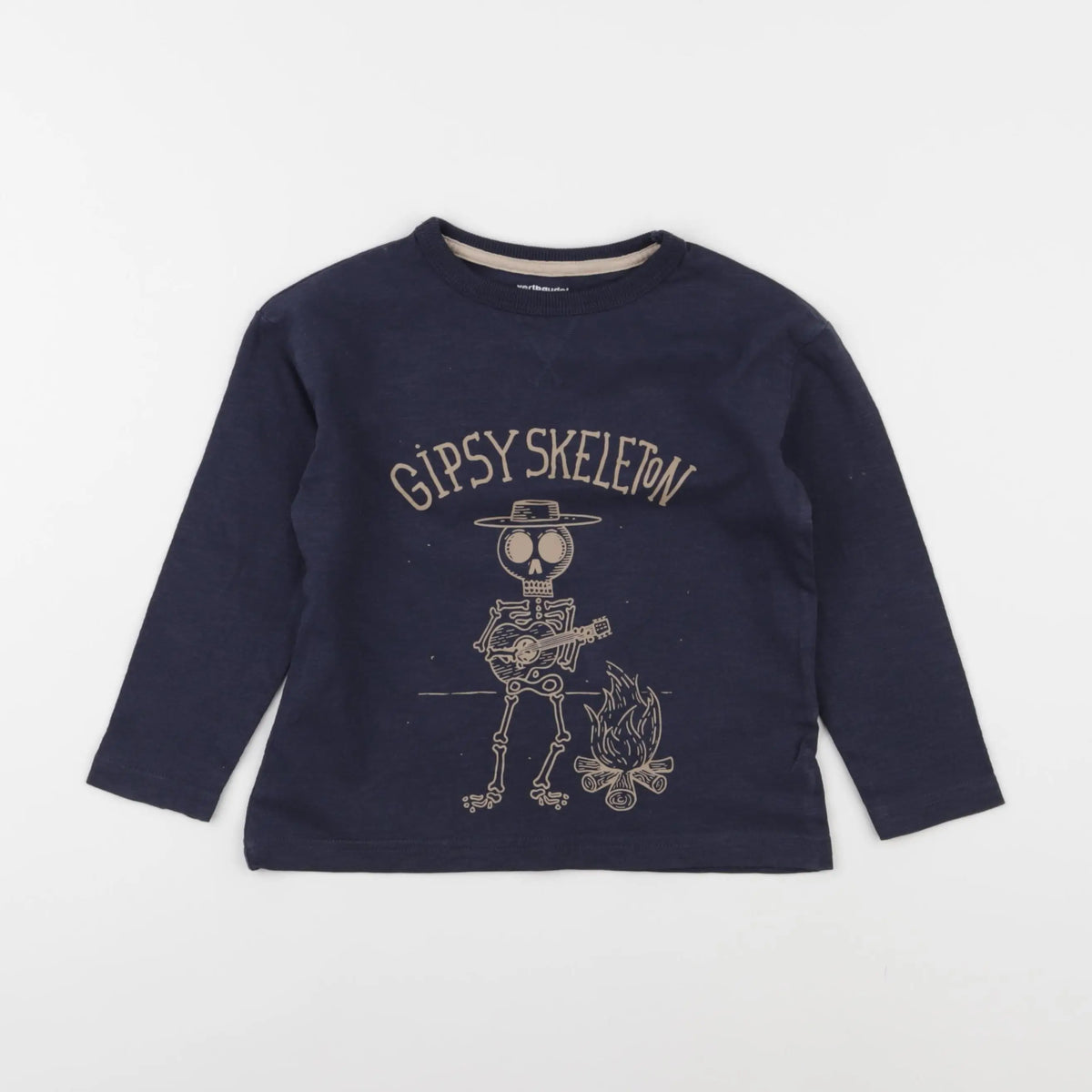 Vertbaudet - tee-shirt bleu - 5 ans