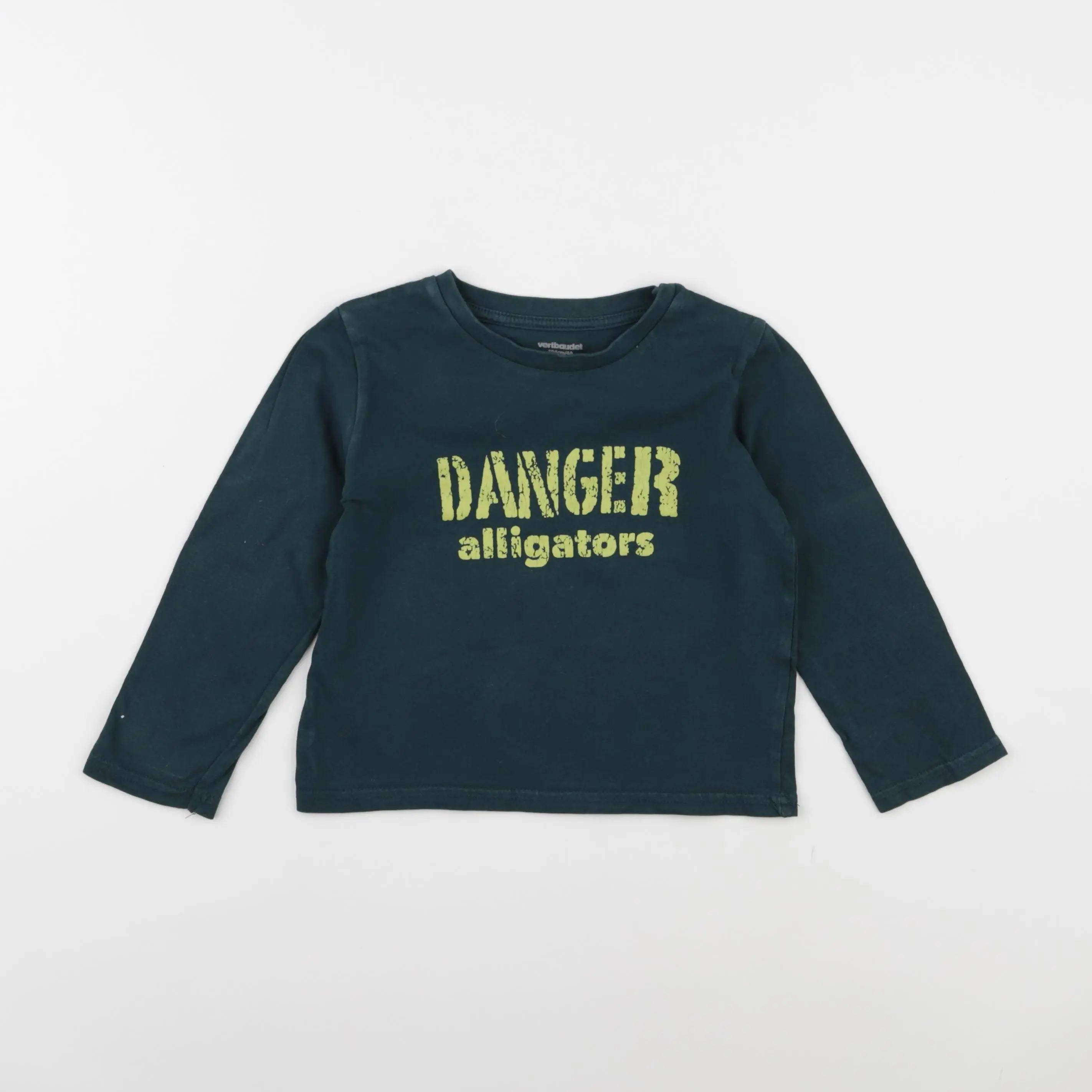 Vertbaudet - tee-shirt vert - 4 ans