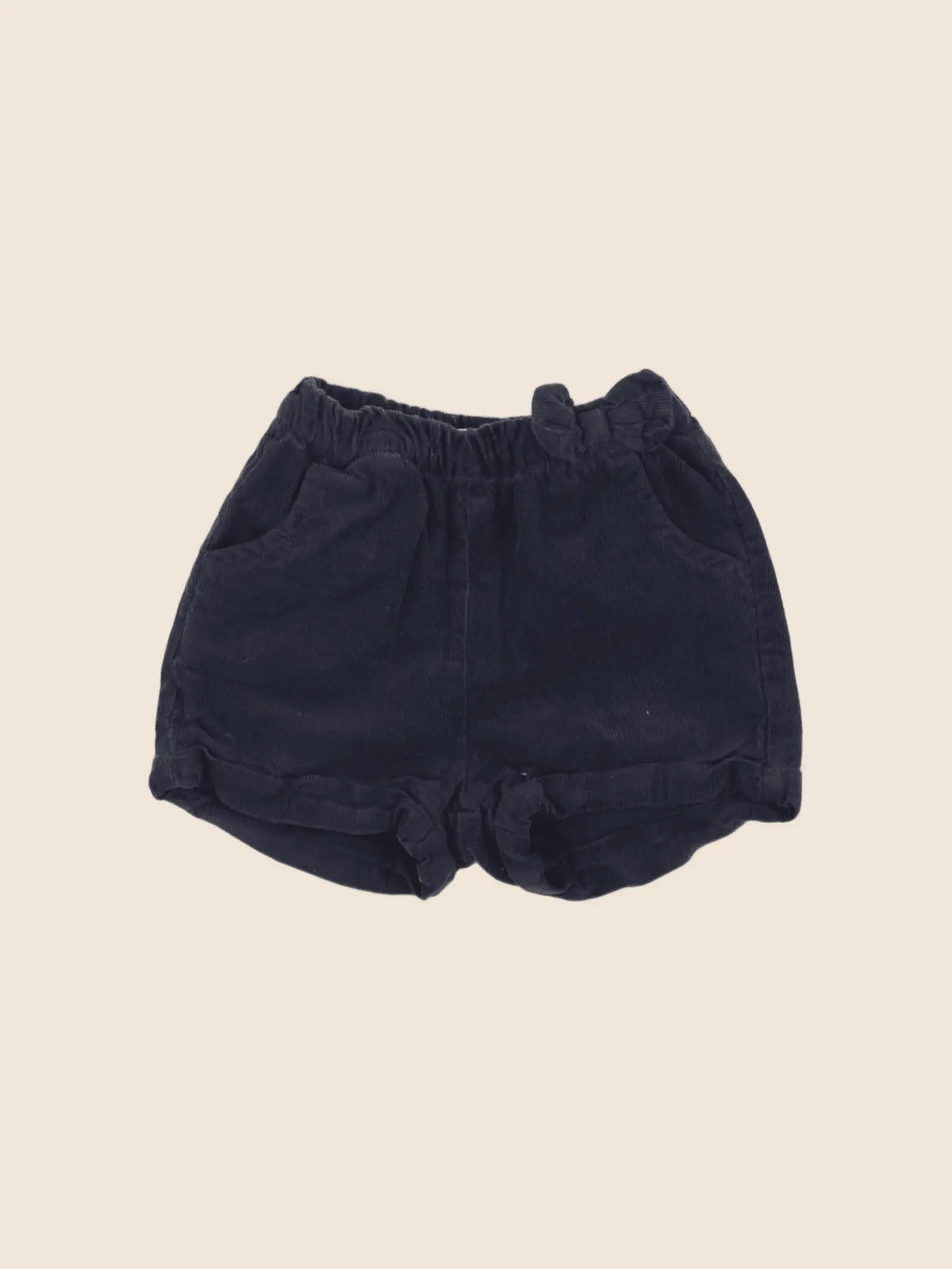 Vertbaudet - short doublé bleu - 3 mois
