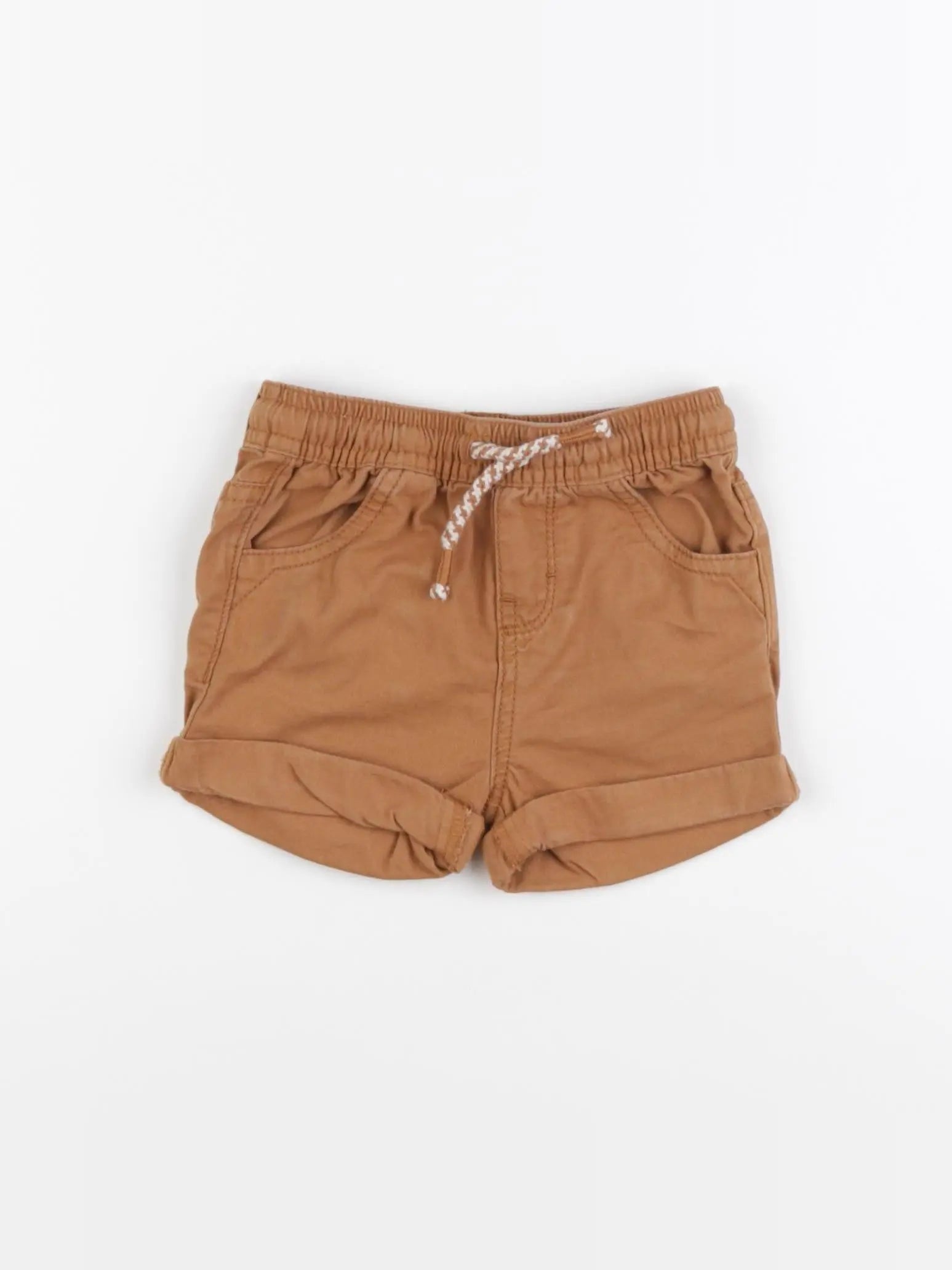 Vertbaudet - short marron - 12 mois