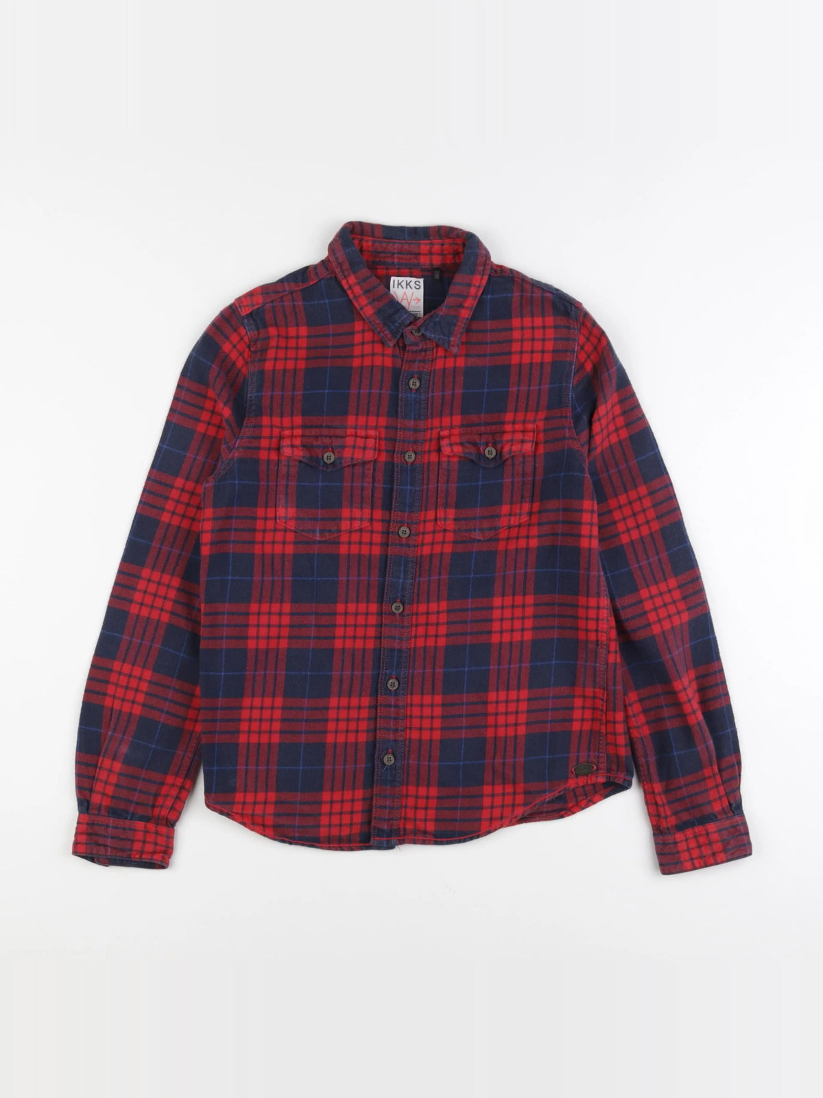 IKKS - chemise rouge - 10 ans