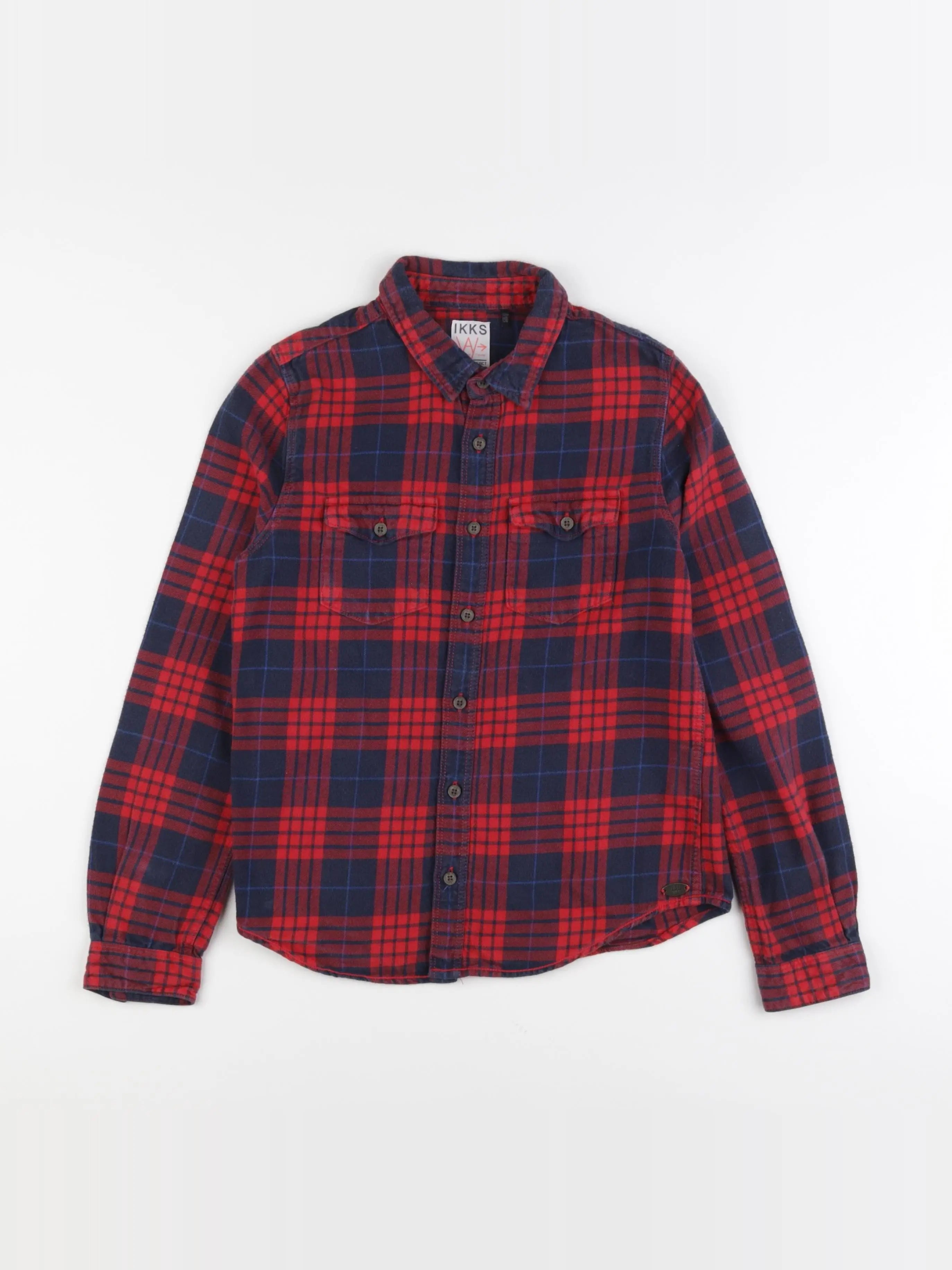 IKKS - chemise rouge - 10 ans