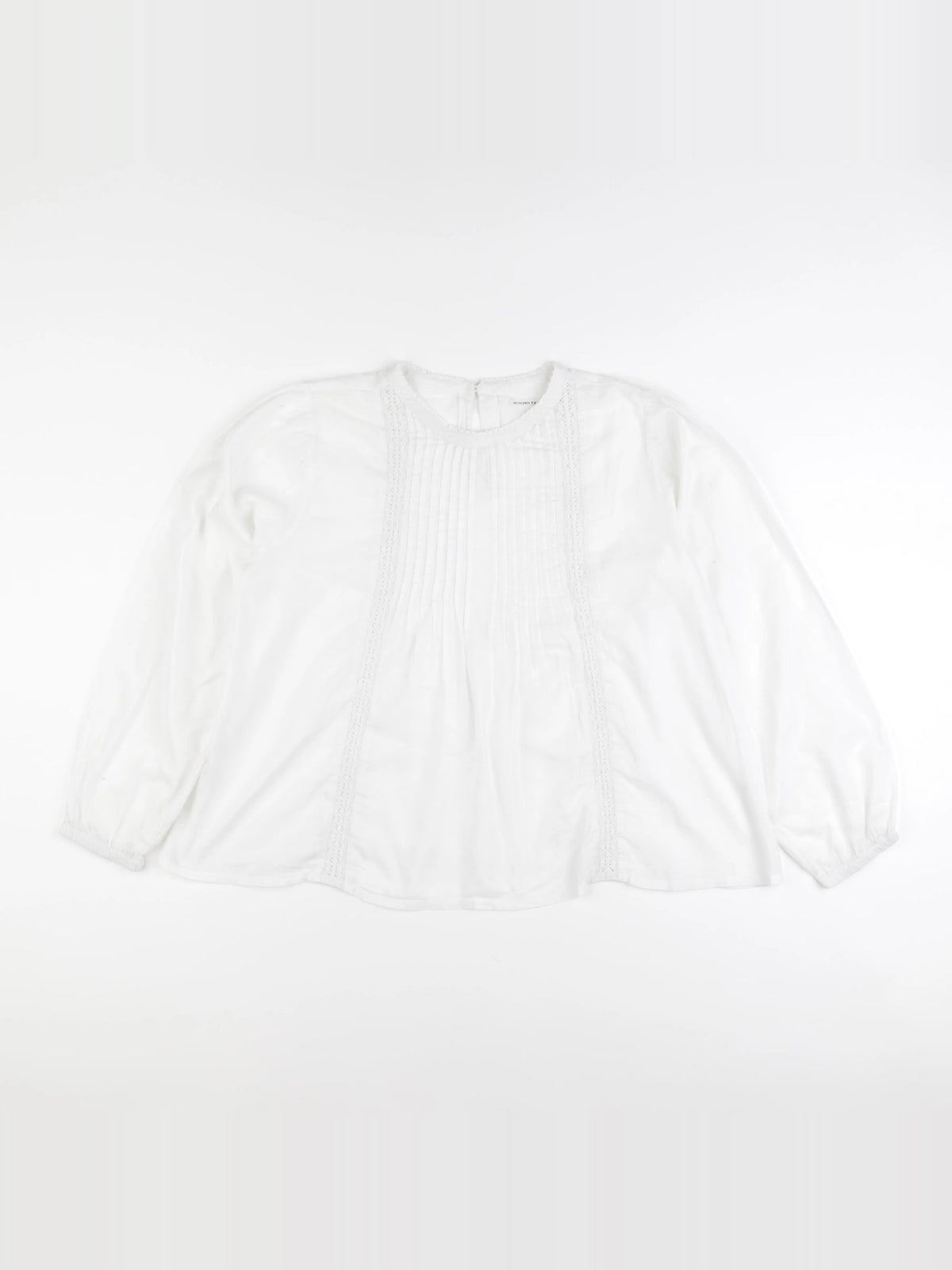 Monoprix - blouse blanc - 14 ans