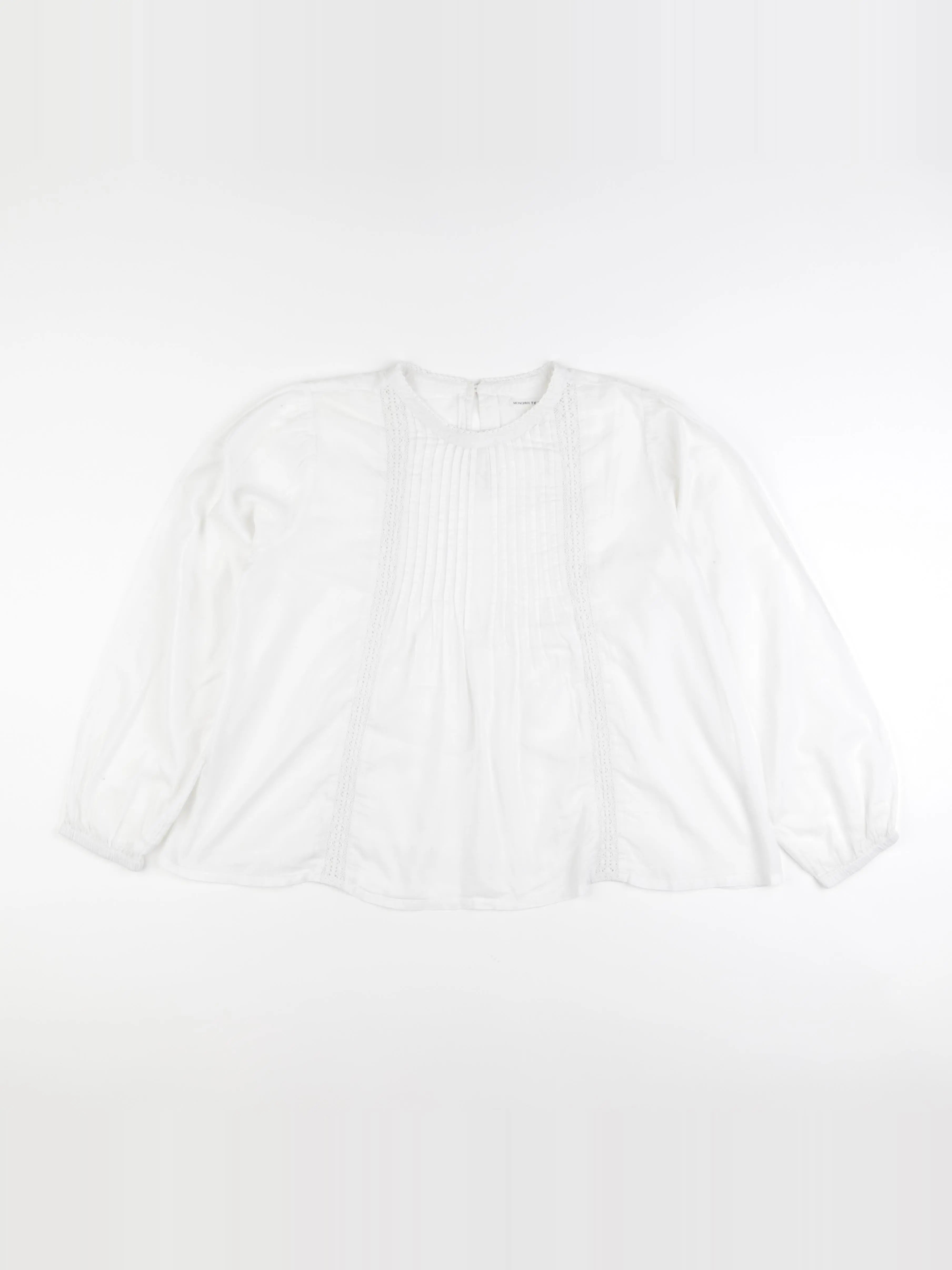 Monoprix - blouse blanc - 14 ans