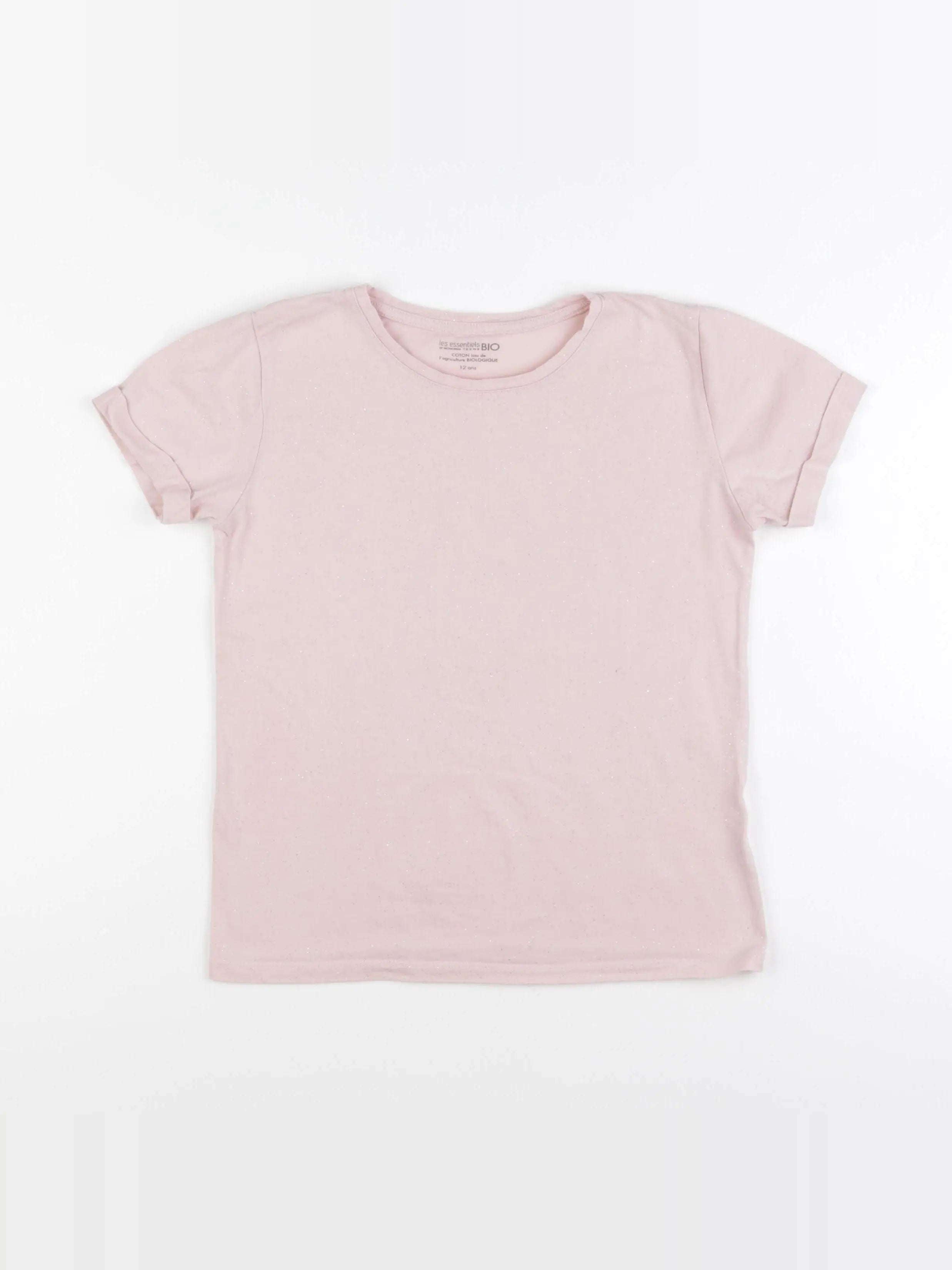 Monoprix - tee-shirt rose - 12 ans