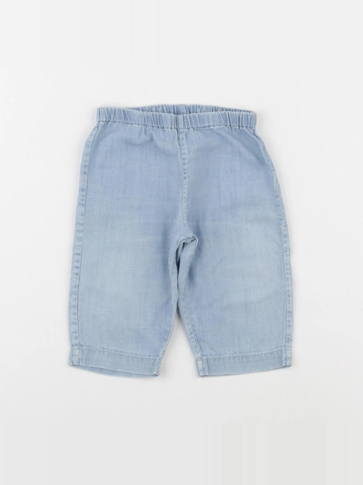 Bonton - pantalon bleu - 6 mois