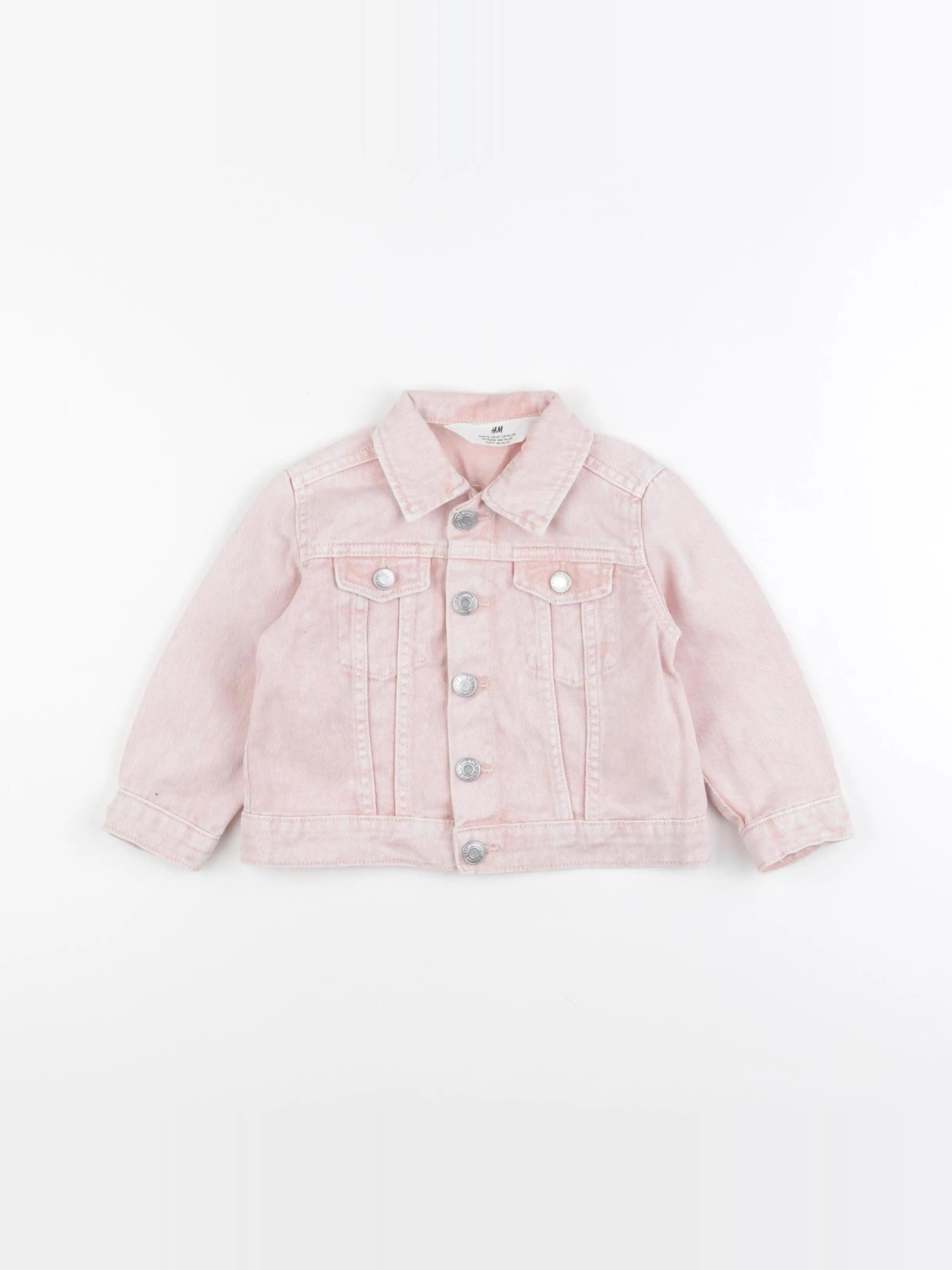 H&M - veste rose - 18/24 mois