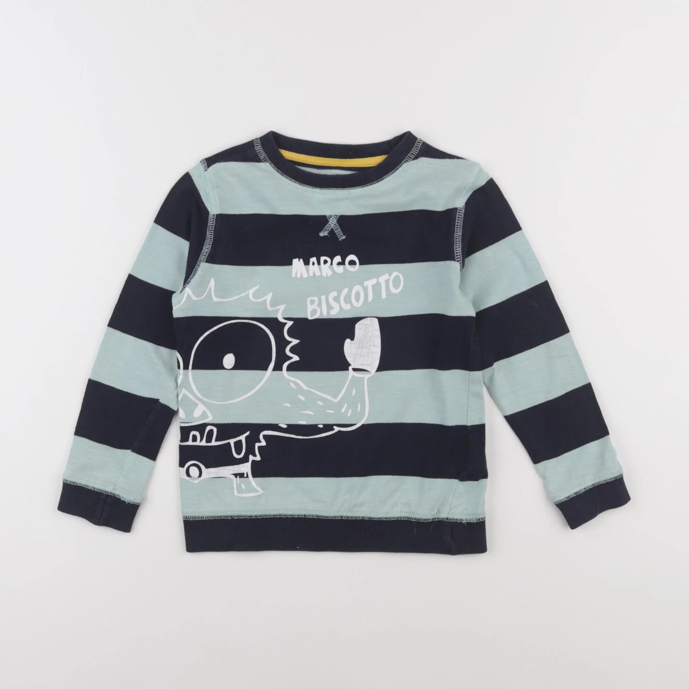 Vertbaudet - tee-shirt bleu - 5 ans