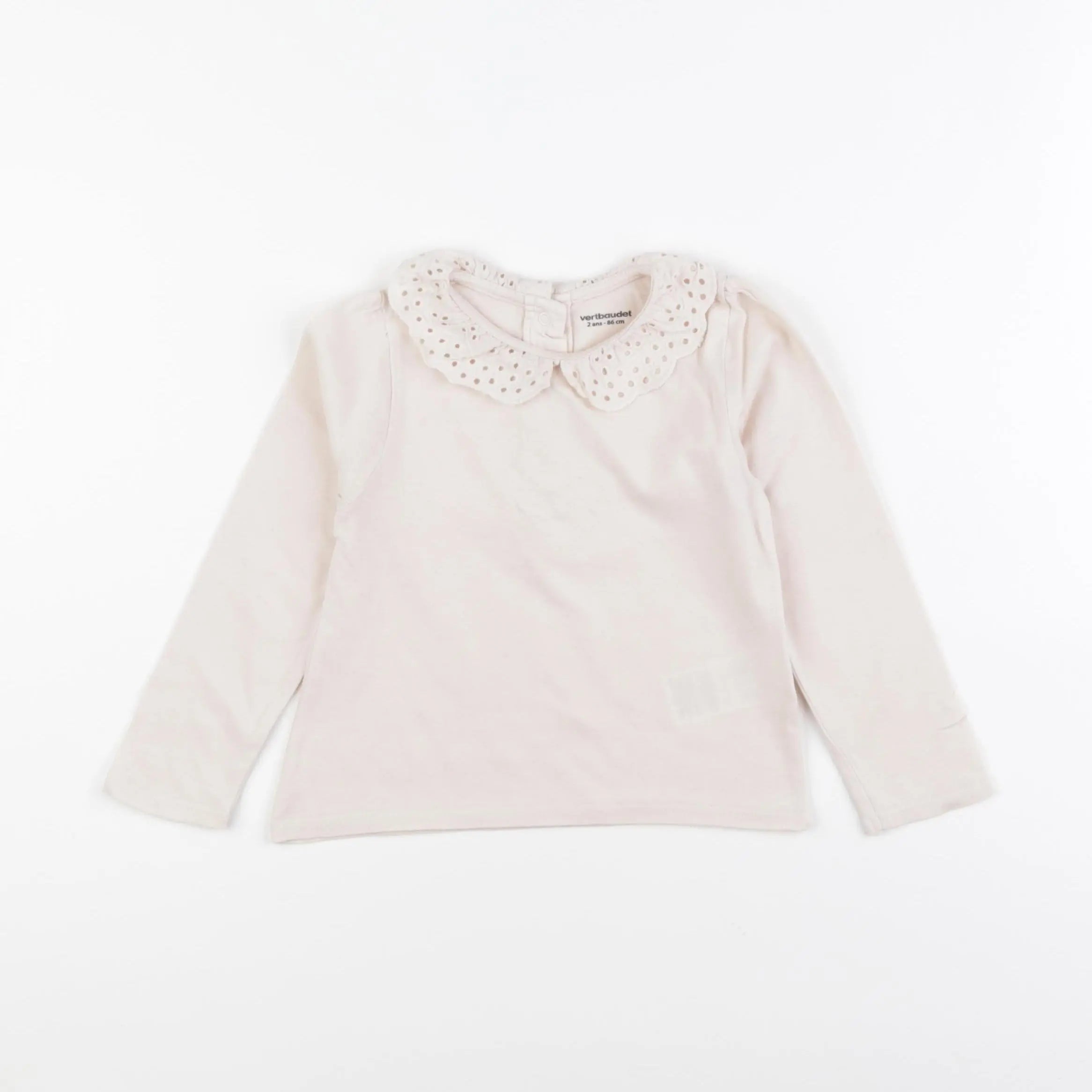 Vertbaudet - tee-shirt rose - 2 ans