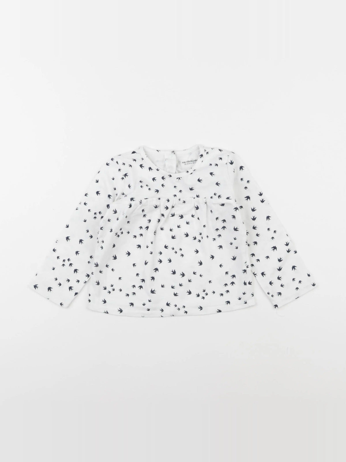 Vertbaudet - tee-shirt blanc - 18 mois