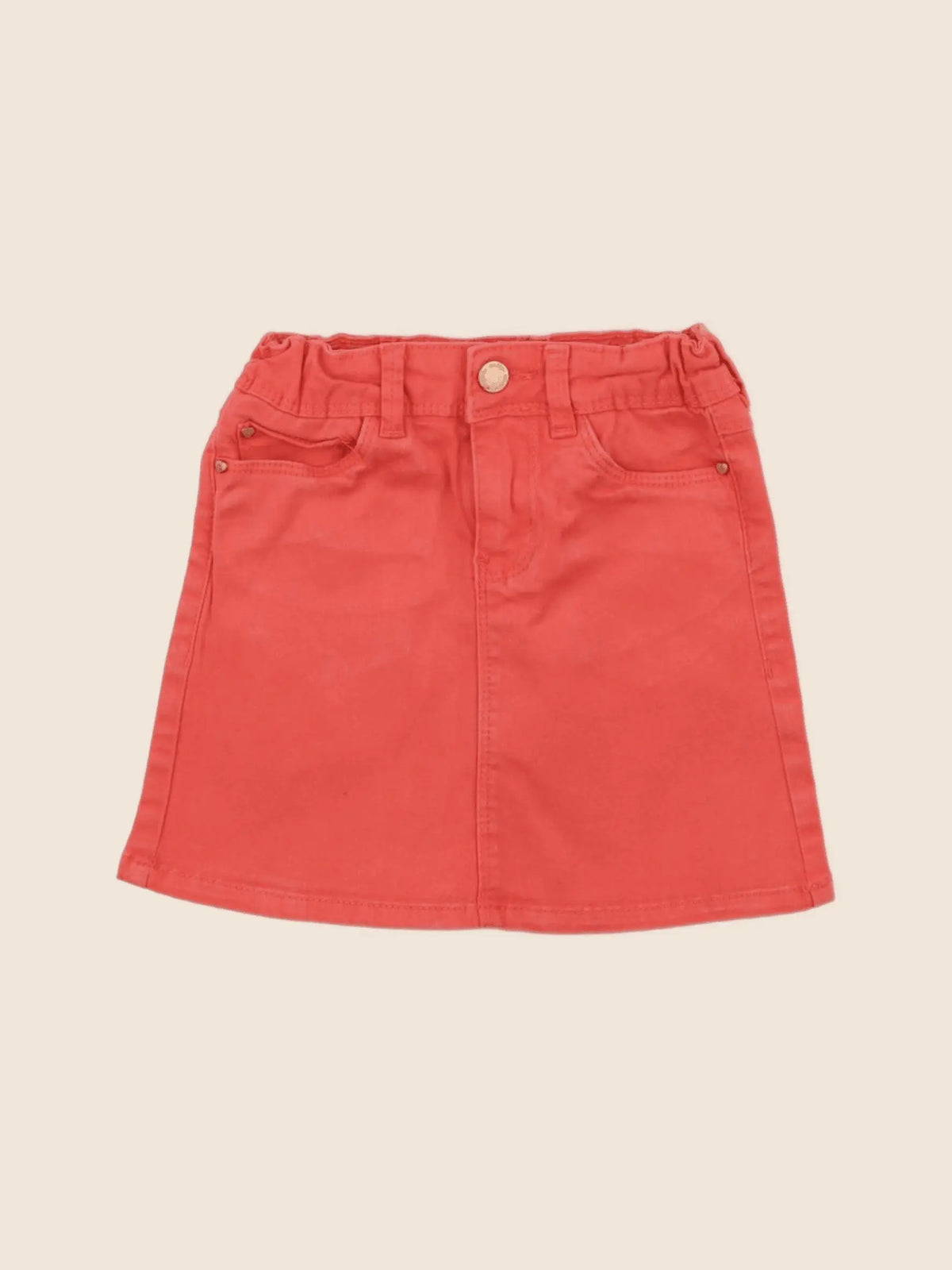Okaidi - jupe orange - 4 ans