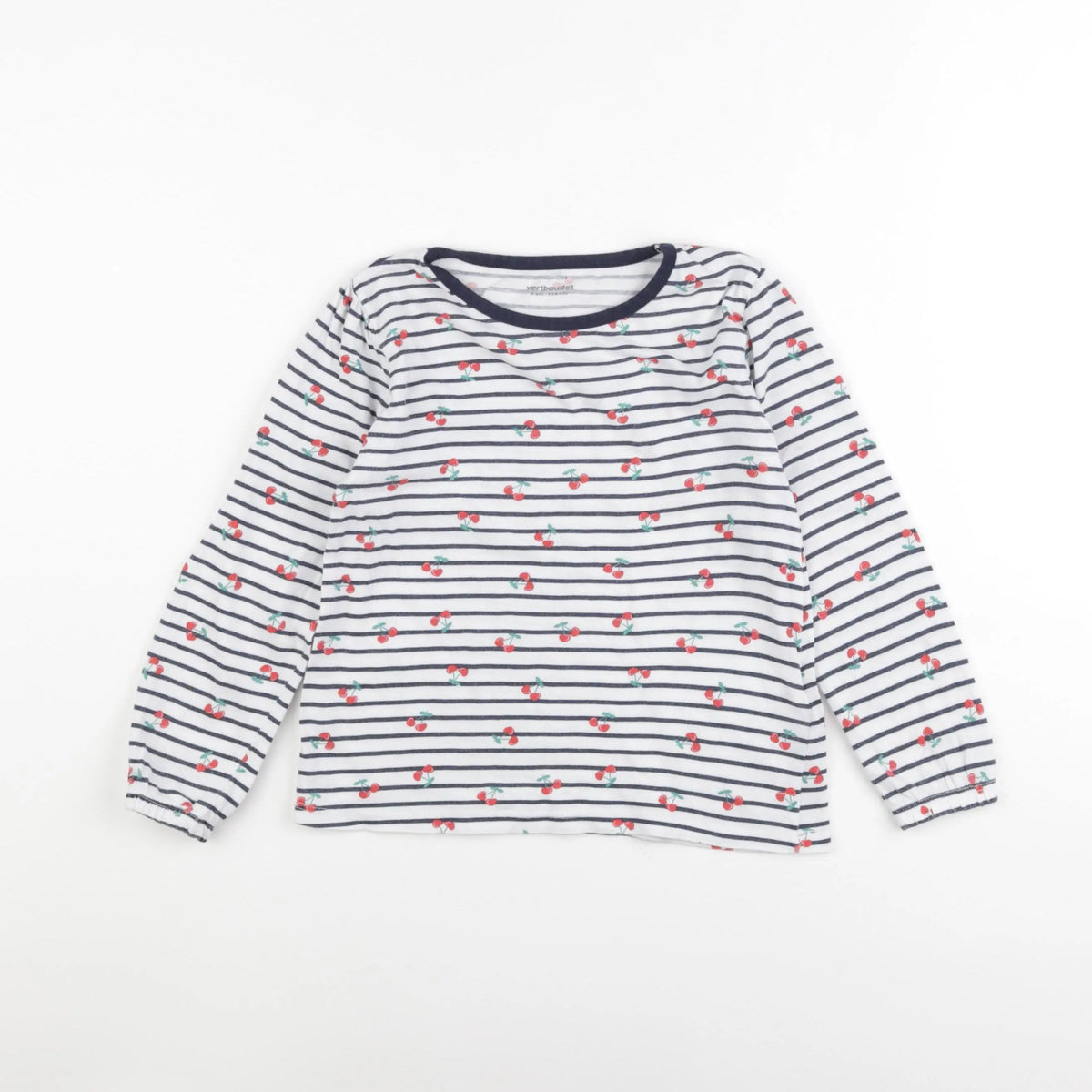 Vertbaudet - tee-shirt blanc - 6 ans