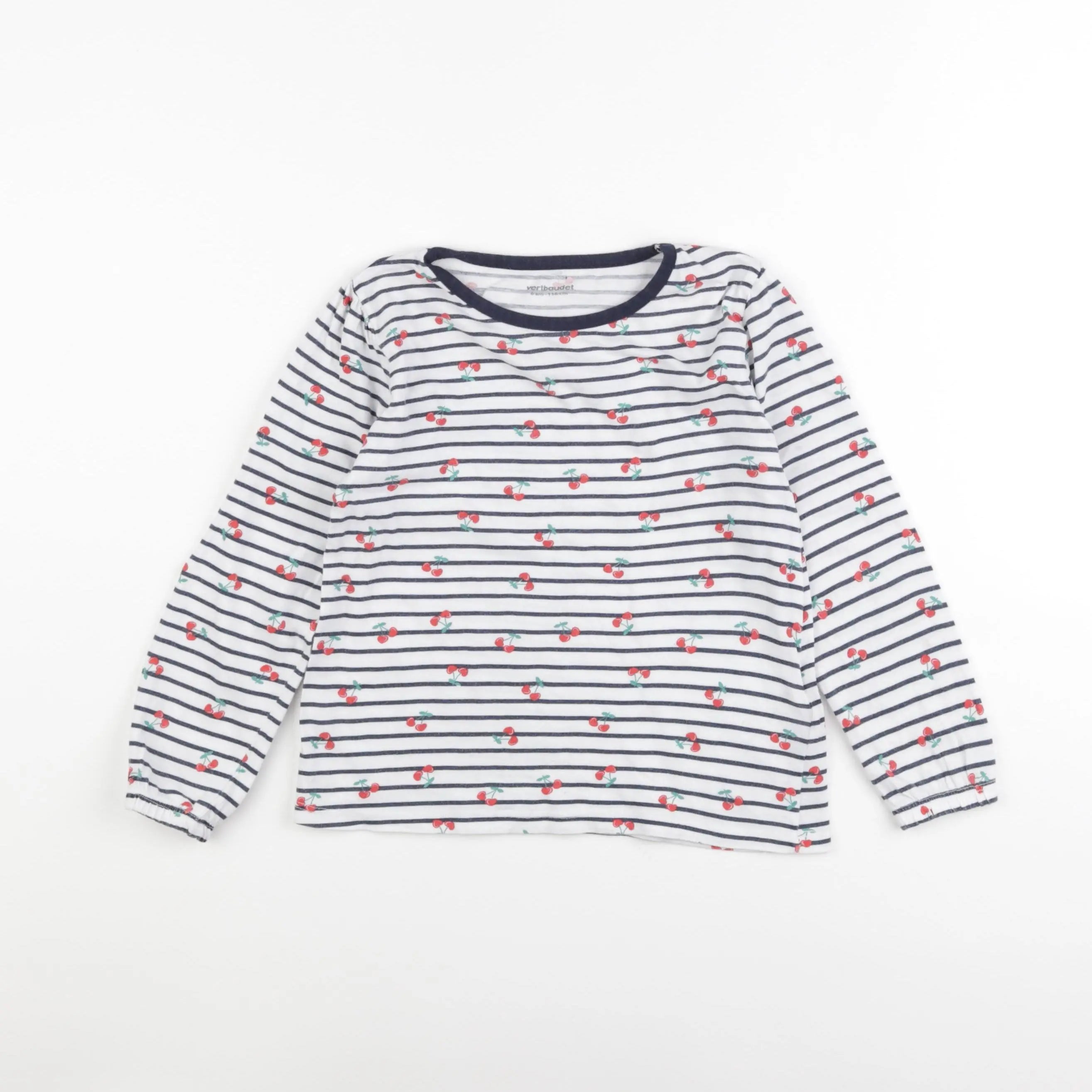 Vertbaudet - tee-shirt blanc - 6 ans