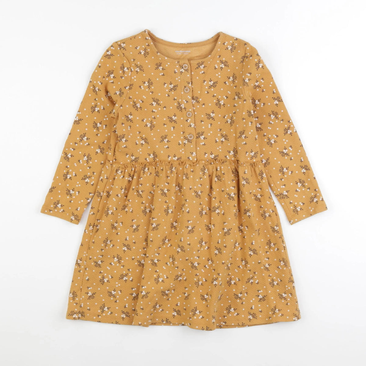 Vertbaudet - robe jaune - 6 ans