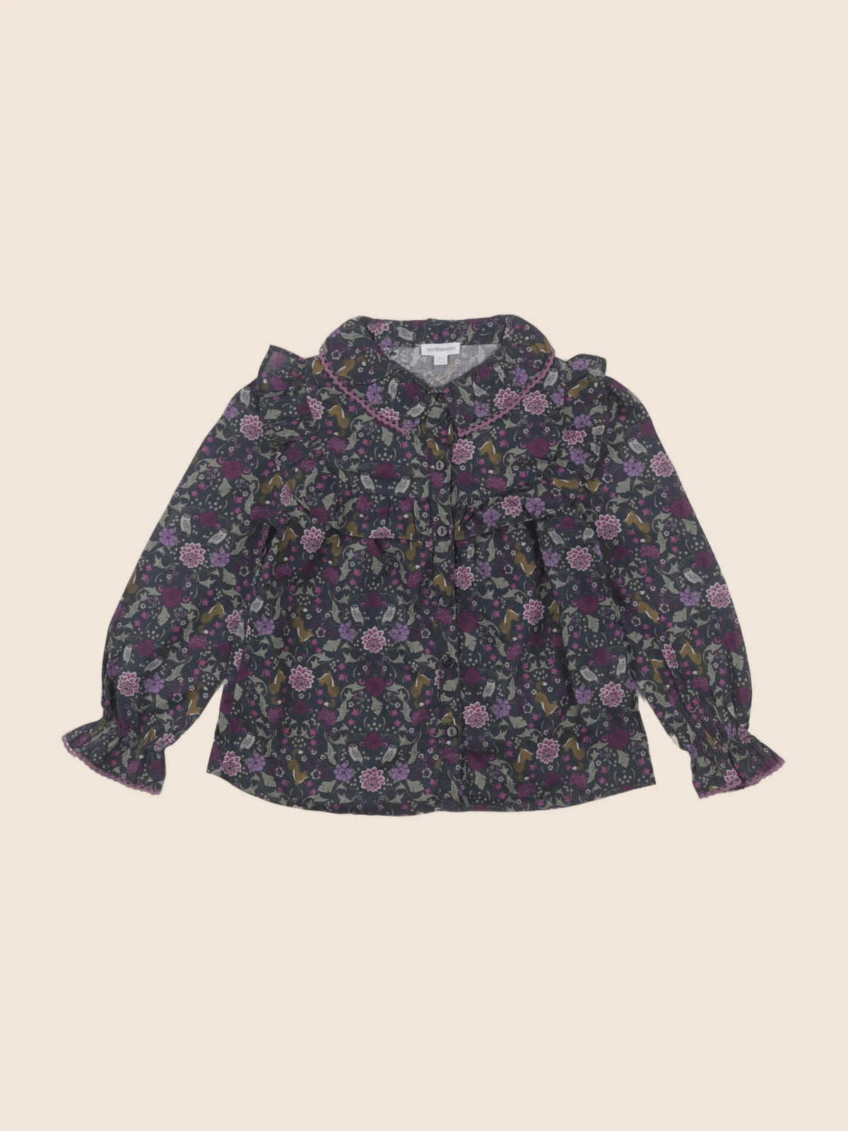 Vertbaudet - blouse vert - 6 ans