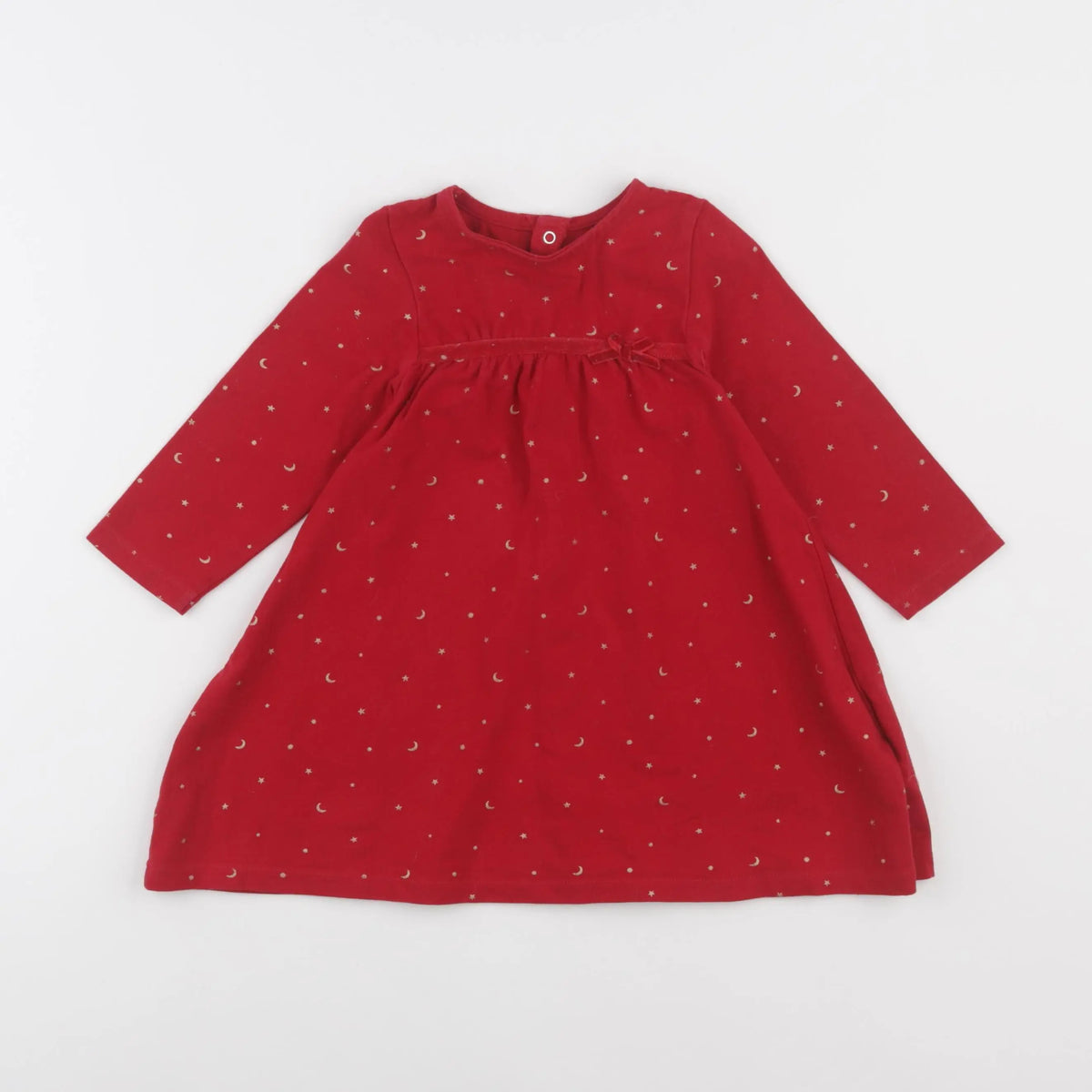 Vertbaudet - robe rouge - 18 mois