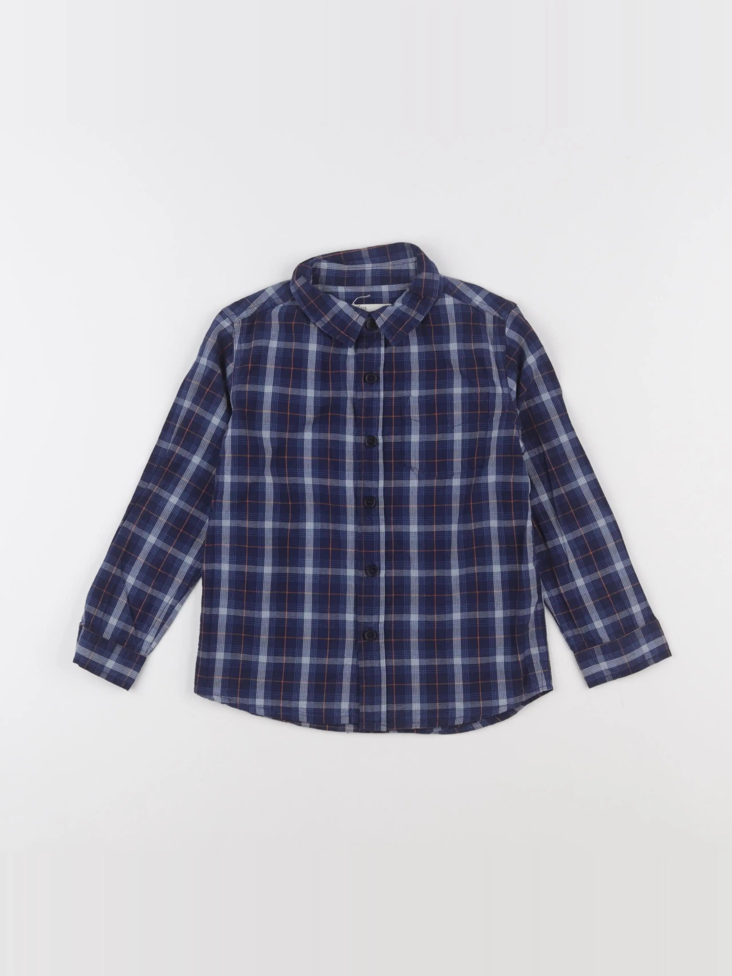 Little Cigogne - chemise bleu - 3 ans
