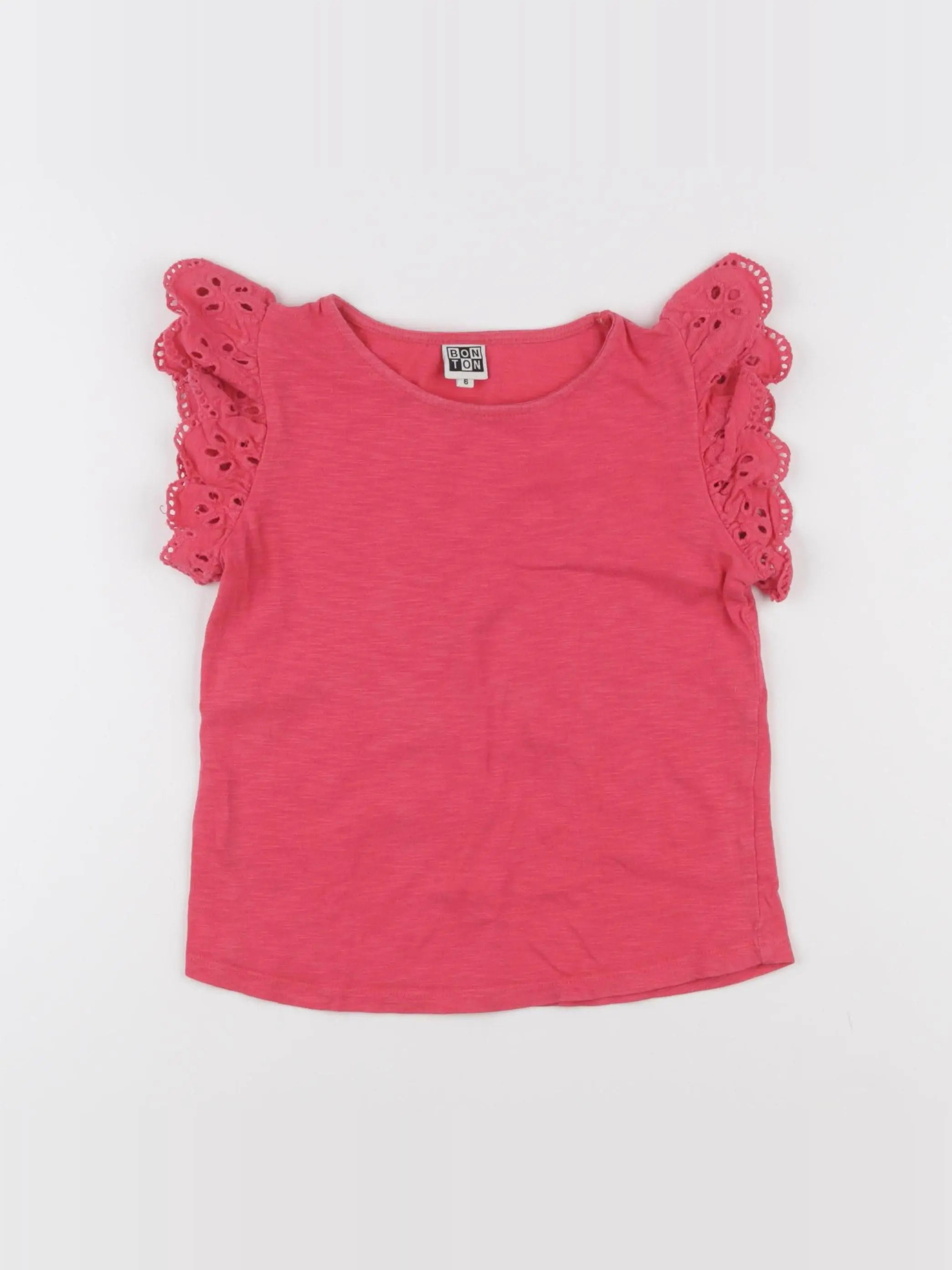 Bonton - tee-shirt rose - 6 ans