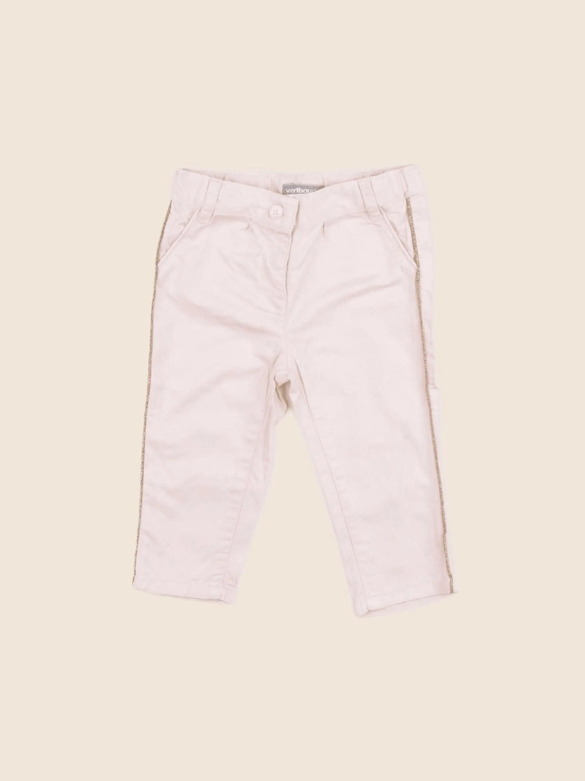 Vertbaudet - pantalon rose - 9 mois