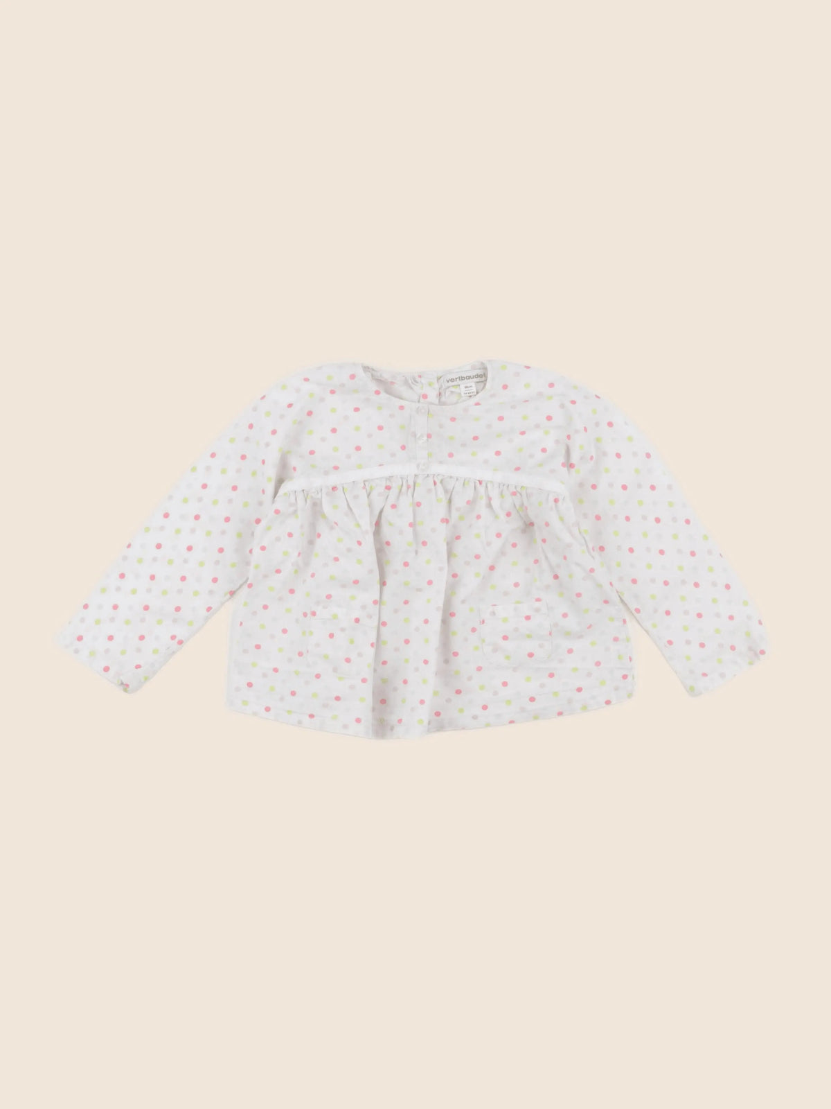 Vertbaudet - blouse multicolore - 24 mois