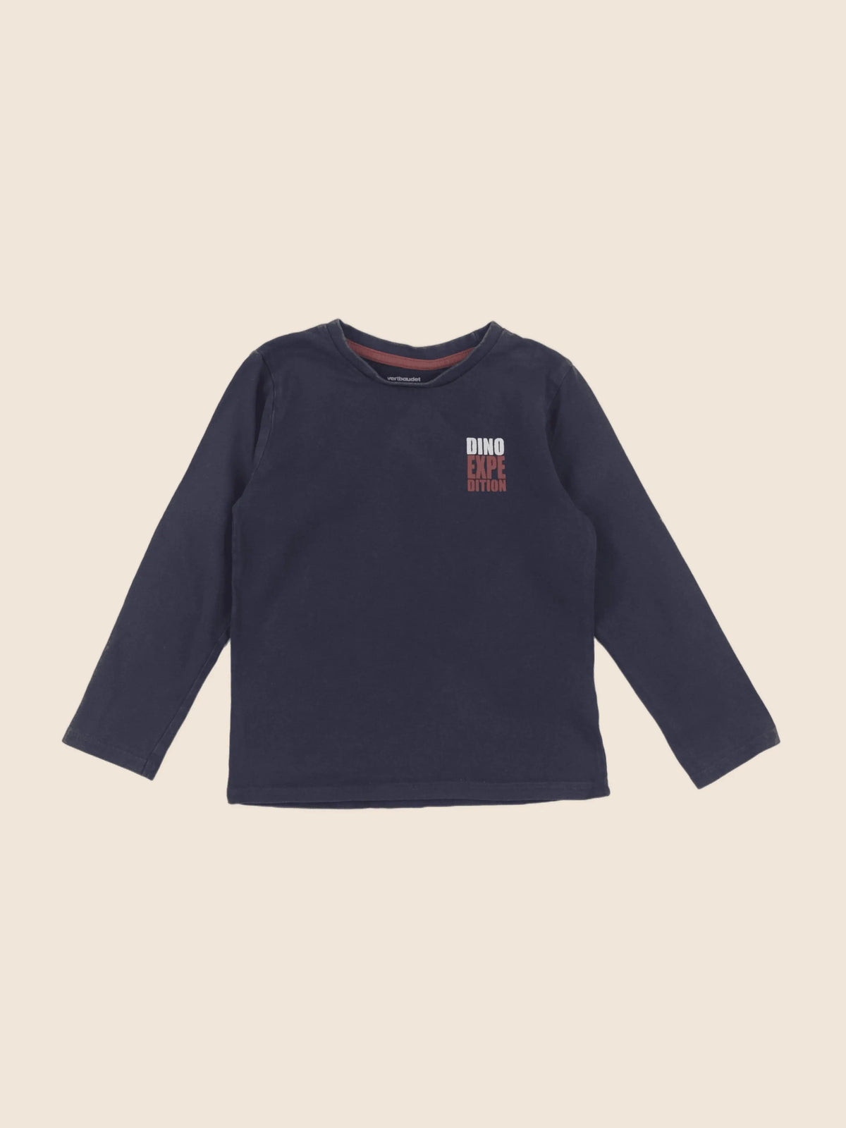 Vertbaudet - tee-shirt bleu - 6 ans