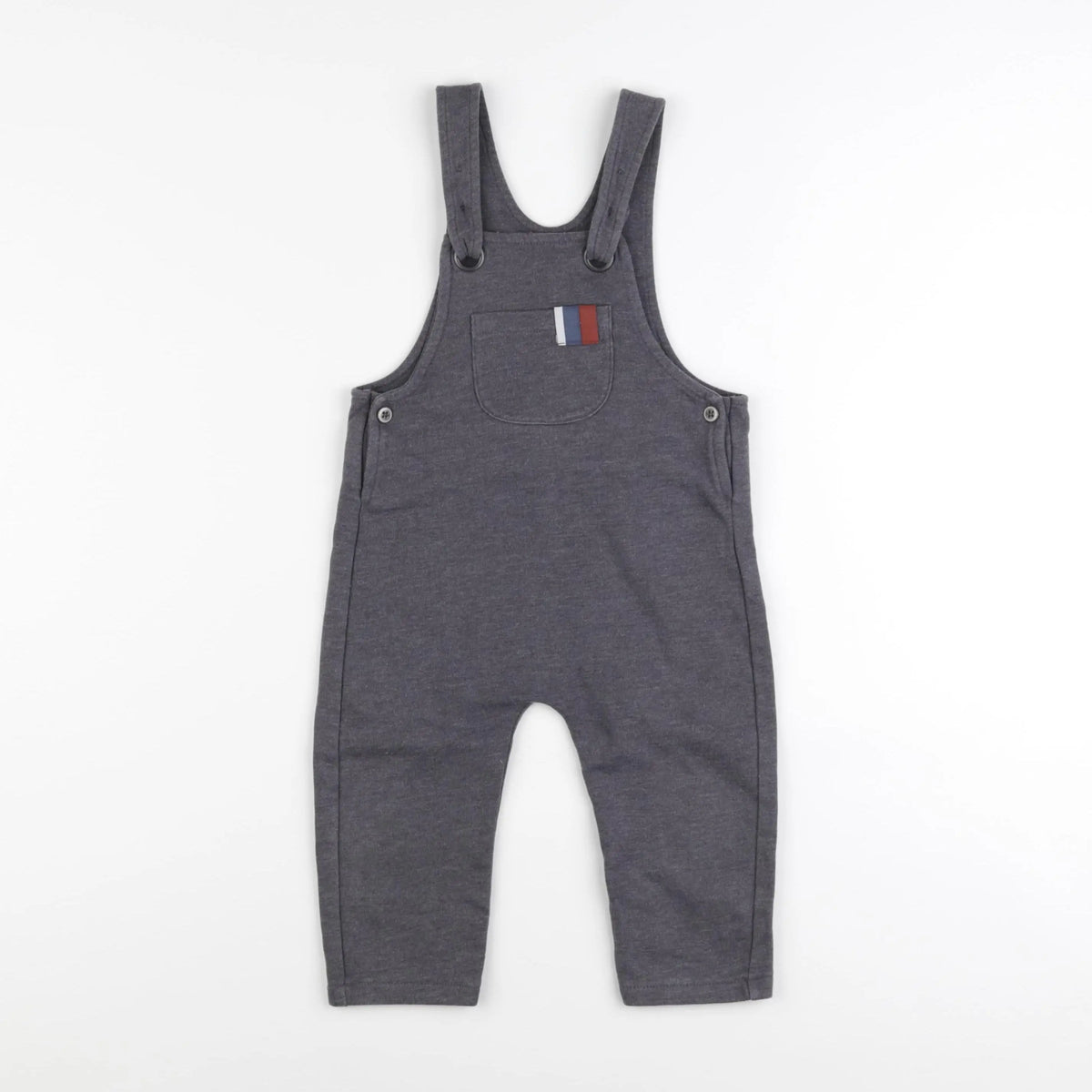 Vertbaudet - salopette gris - 2 ans