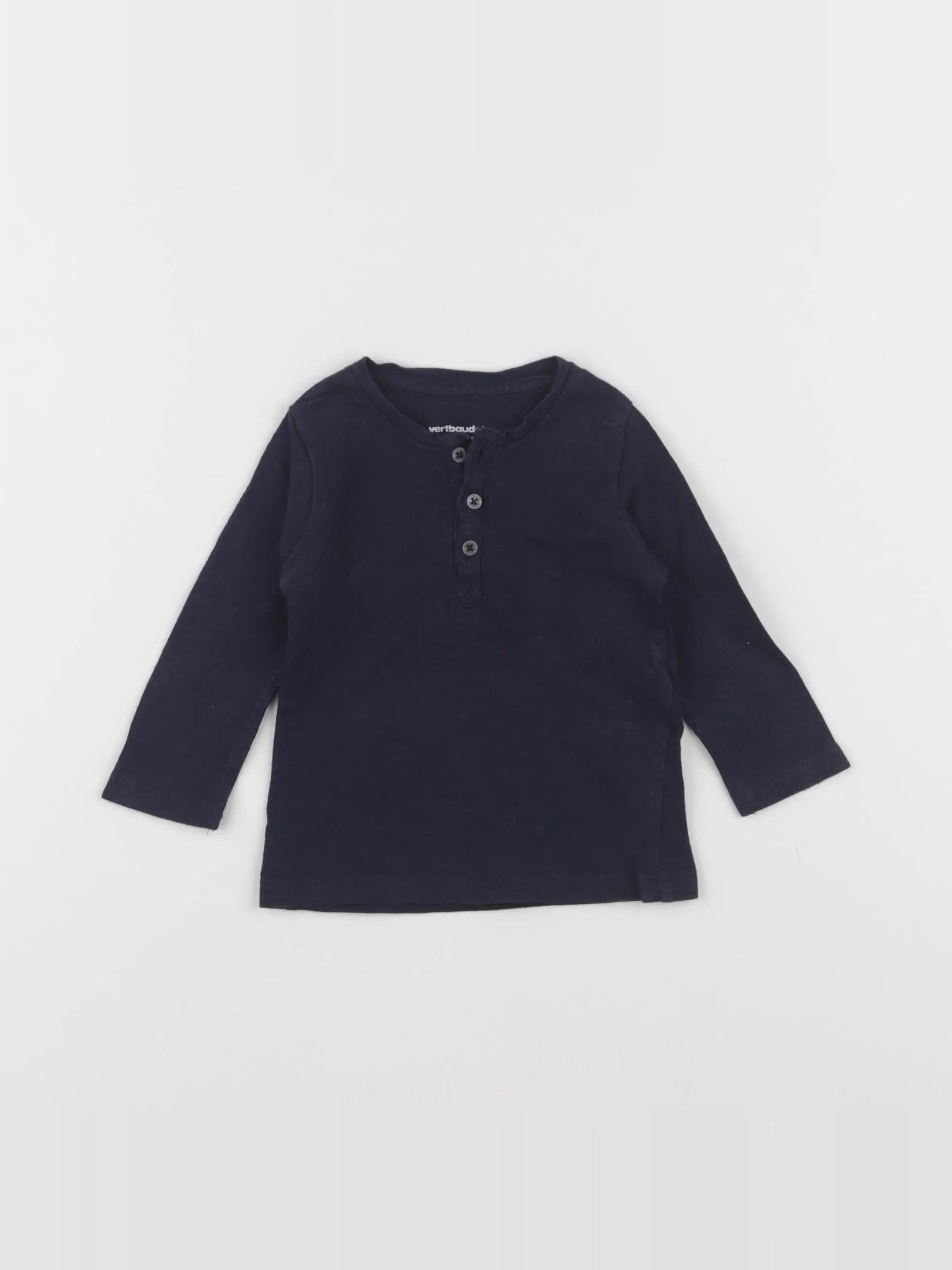 Vertbaudet - tee-shirt bleu - 3 mois