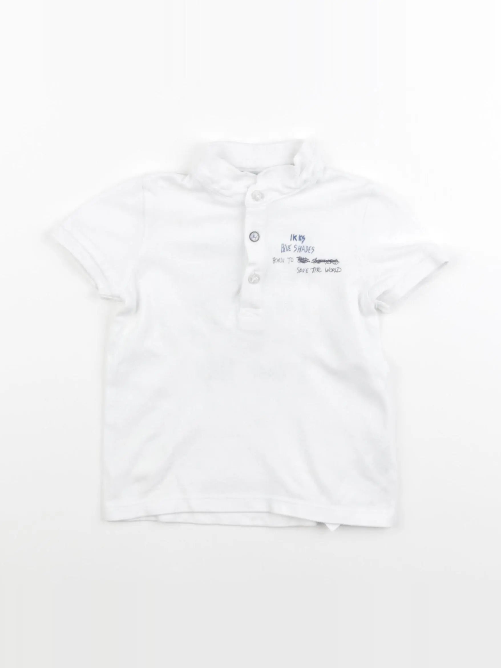 IKKS - polo blanc - 18 mois