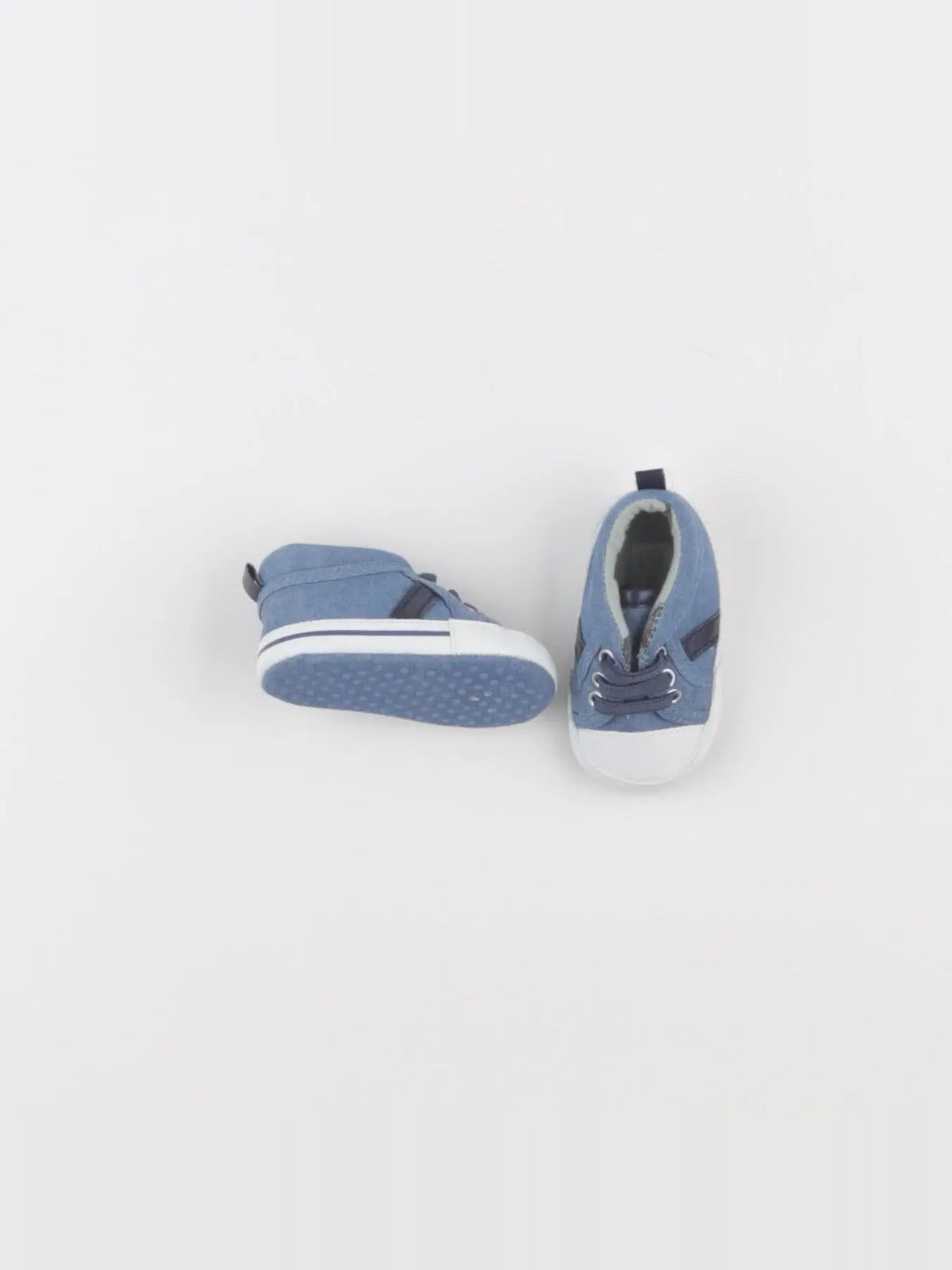 Vertbaudet - chaussons bleu - pointure 17