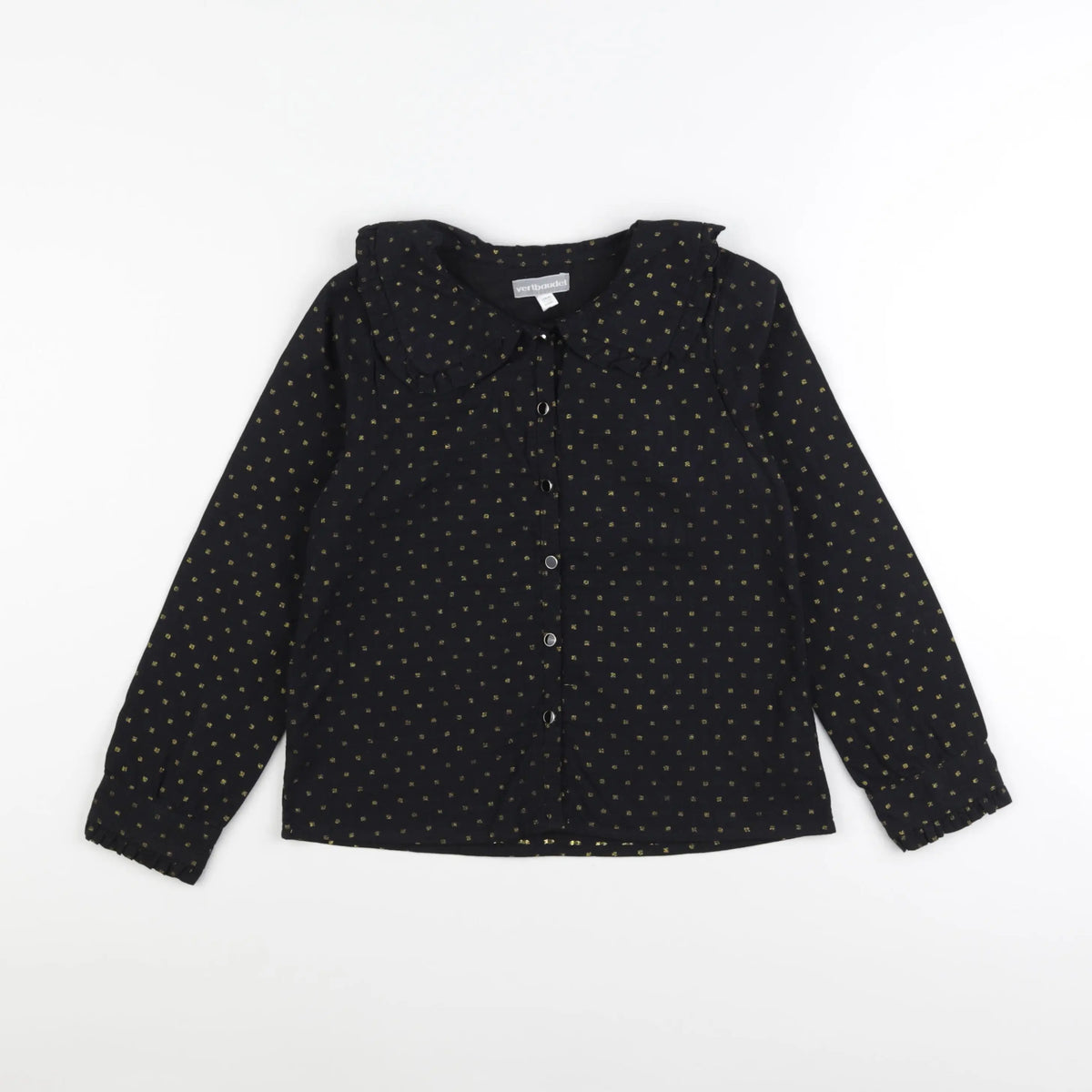 Vertbaudet - chemise noir - 8 ans
