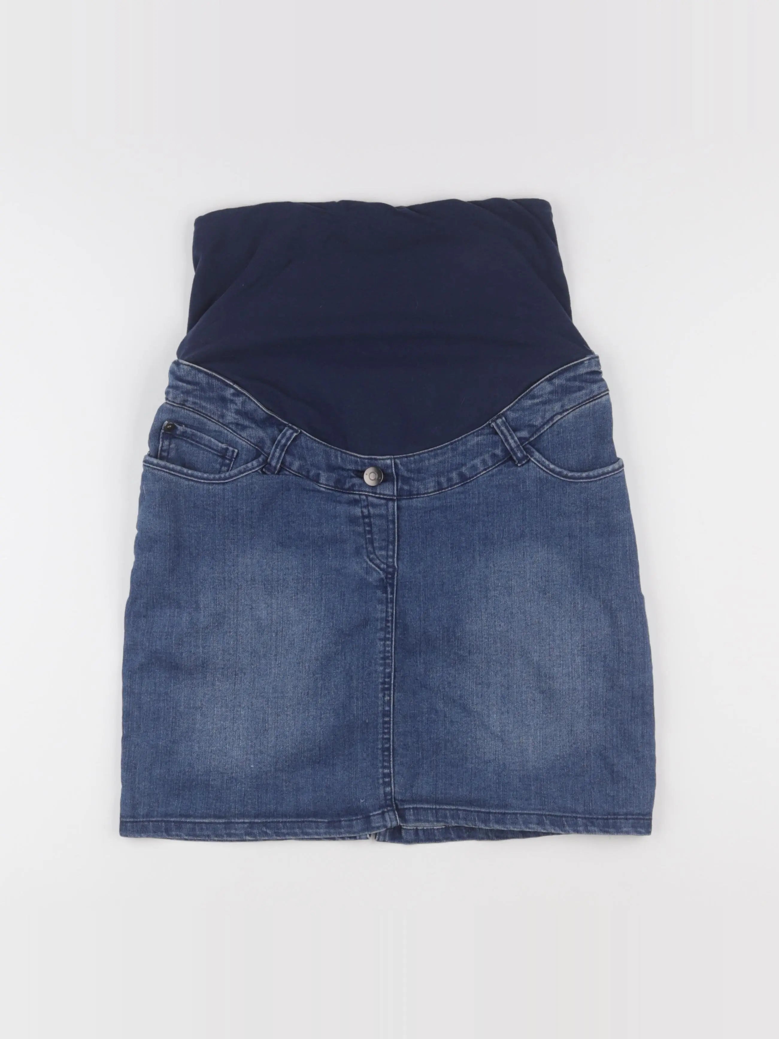 Vertbaudet - jupe grossesse bleu - 36