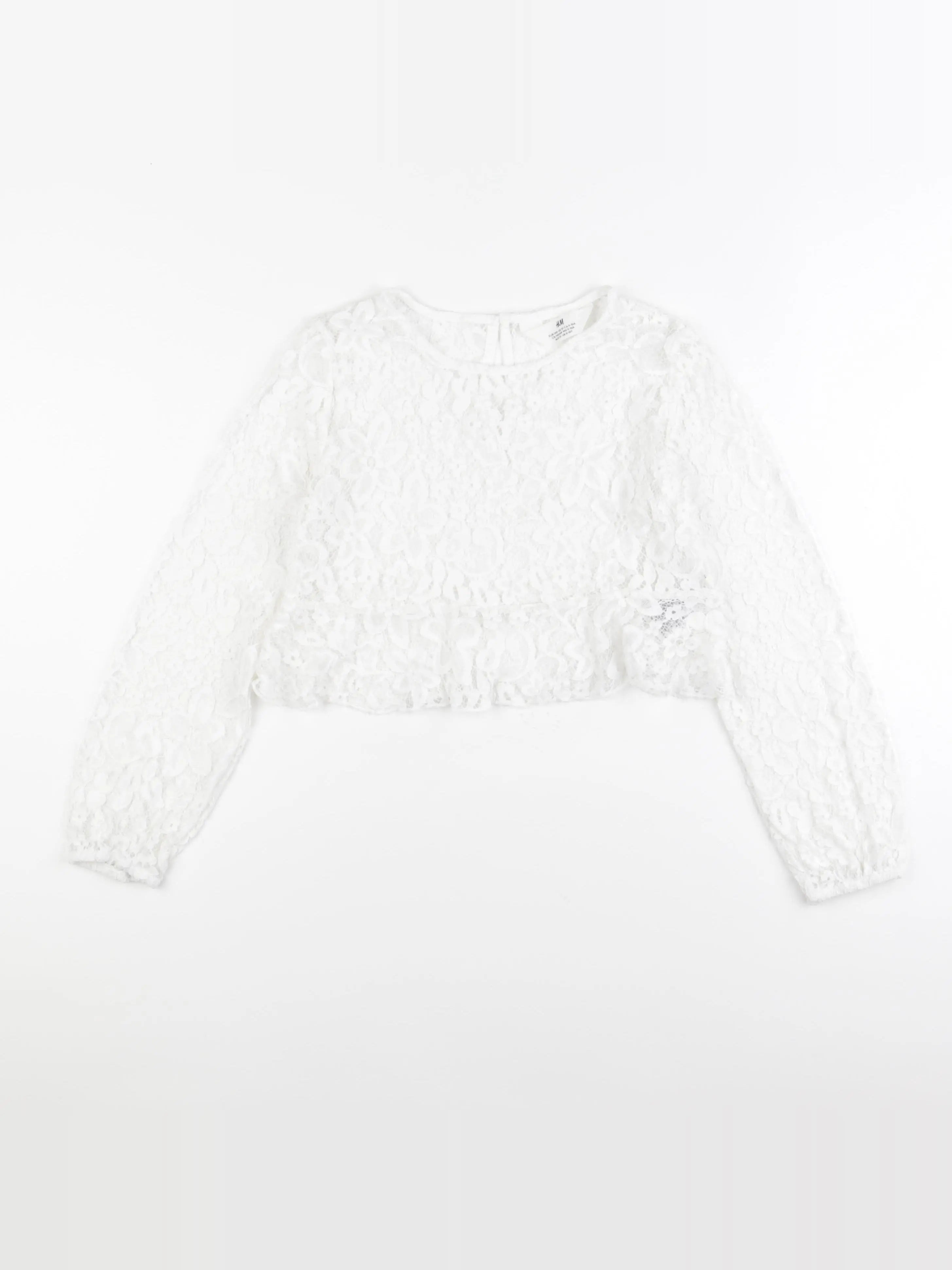 H&M - blouse blanc - 9/10 ans