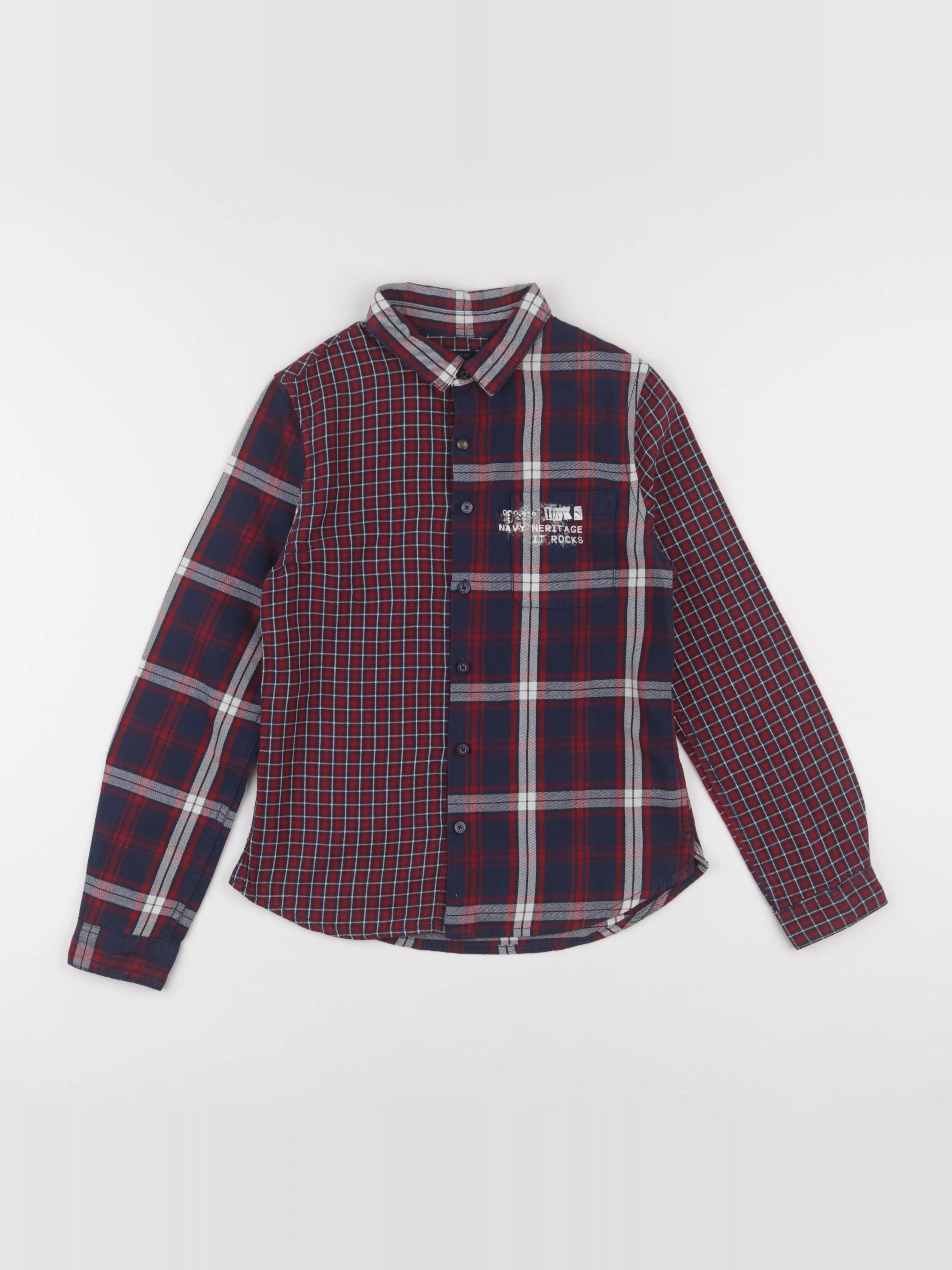 IKKS - chemise rouge - 10 ans