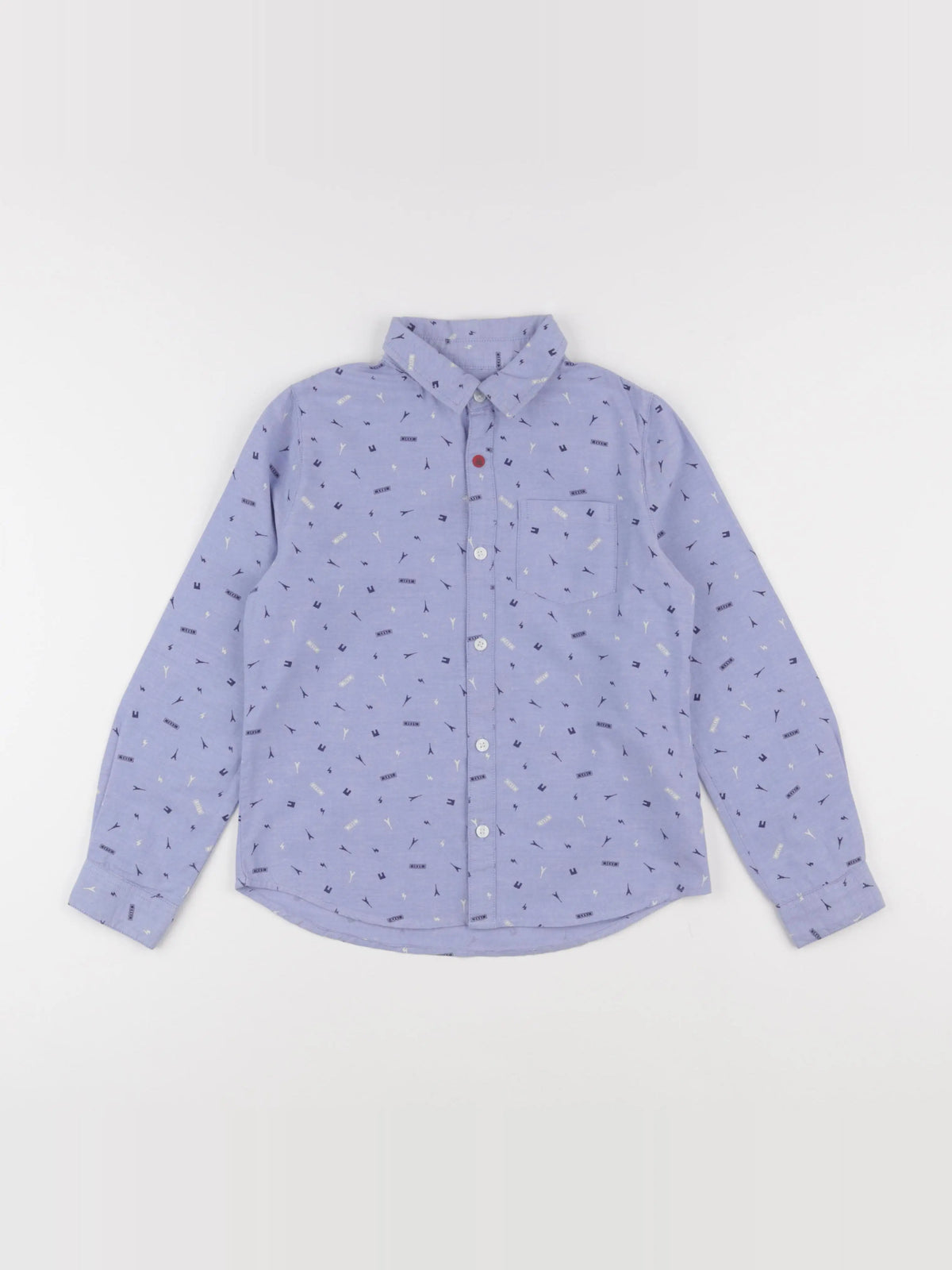 IKKS - chemise bleu - 8 ans