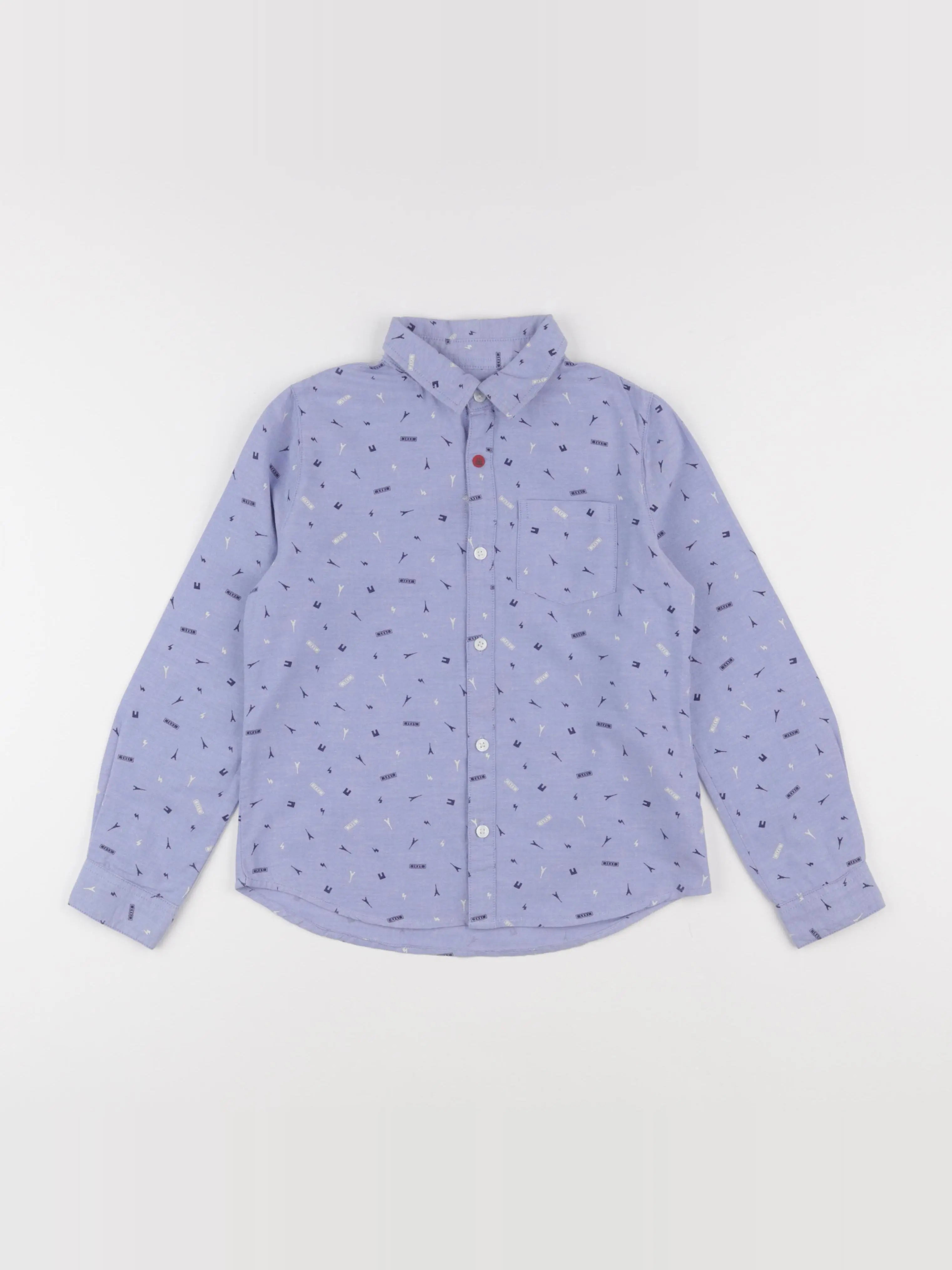 IKKS - chemise bleu - 8 ans