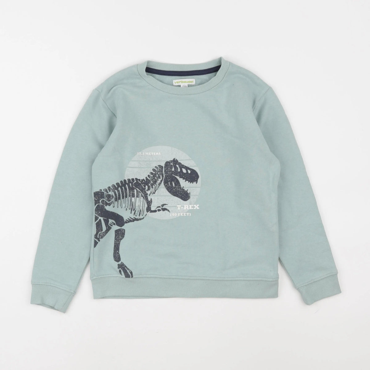 Vertbaudet - sweat bleu - 8 ans
