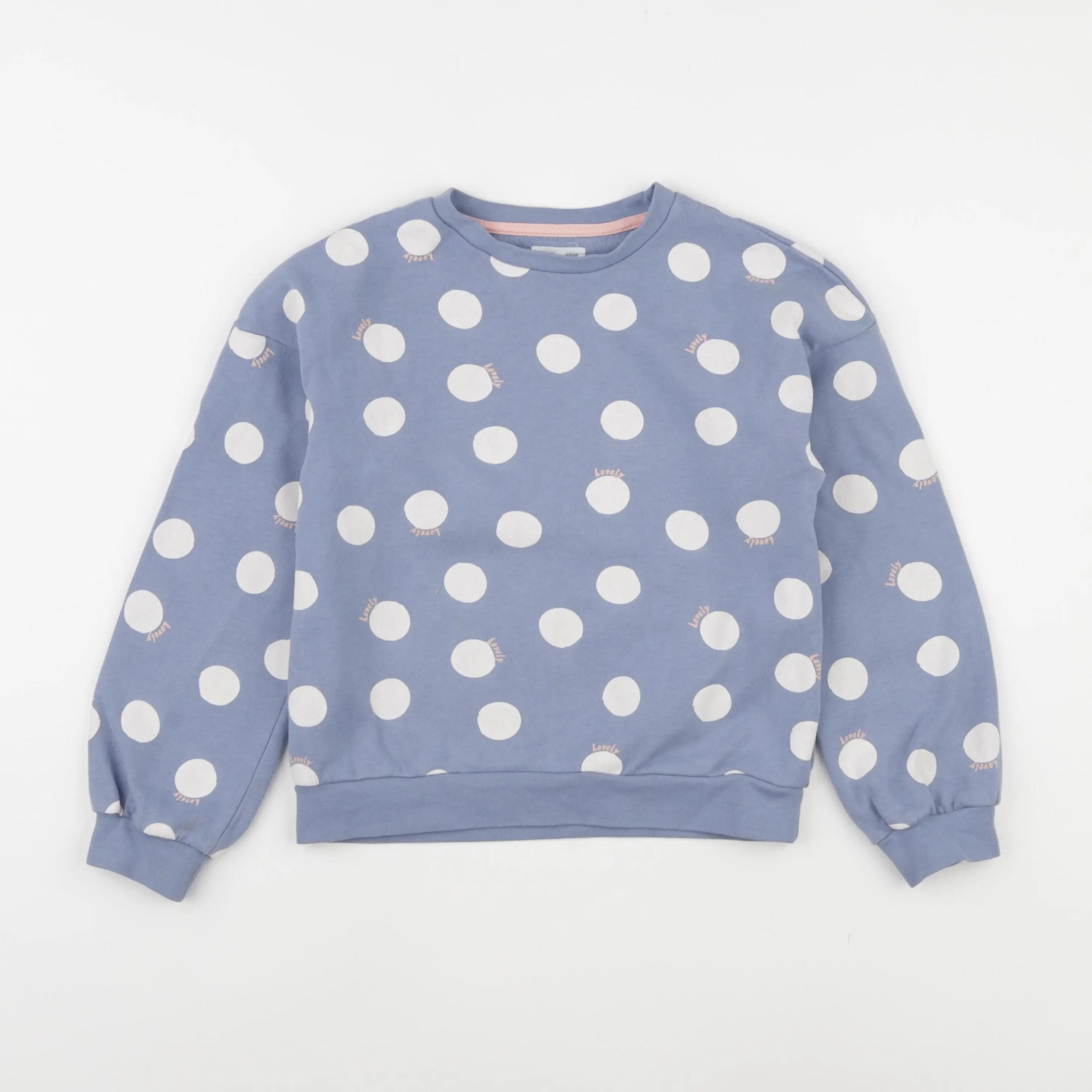 Vertbaudet - sweat bleu - 8 ans