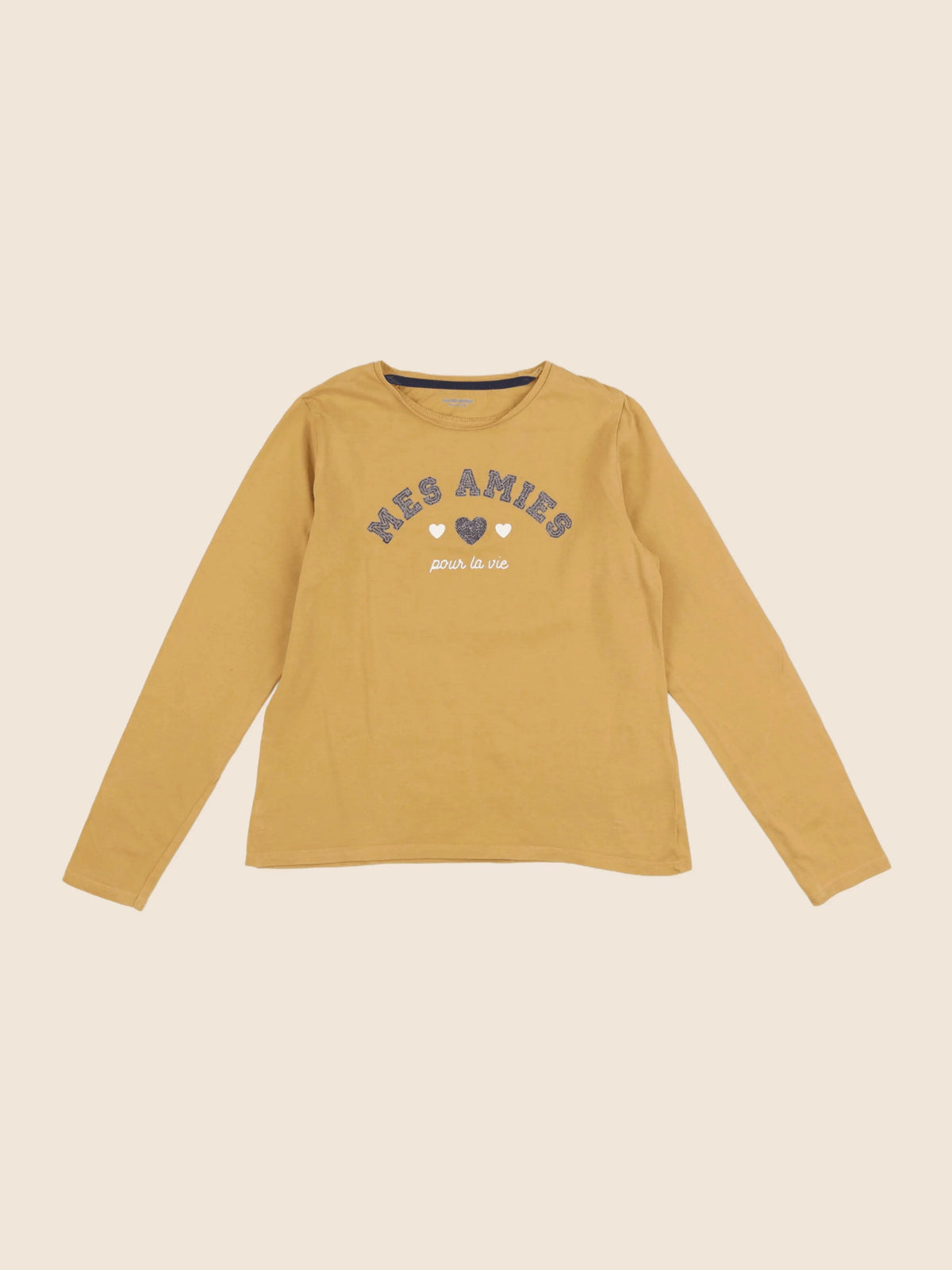 Vertbaudet - tee-shirt jaune - 10 ans