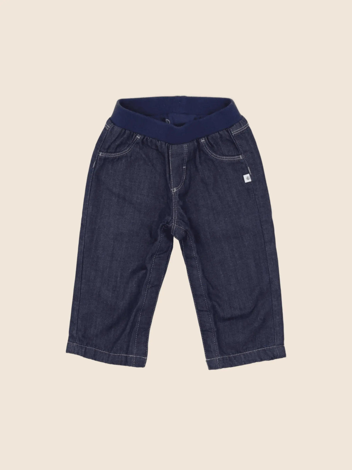 Petit Bateau - jean bleu - 6 mois