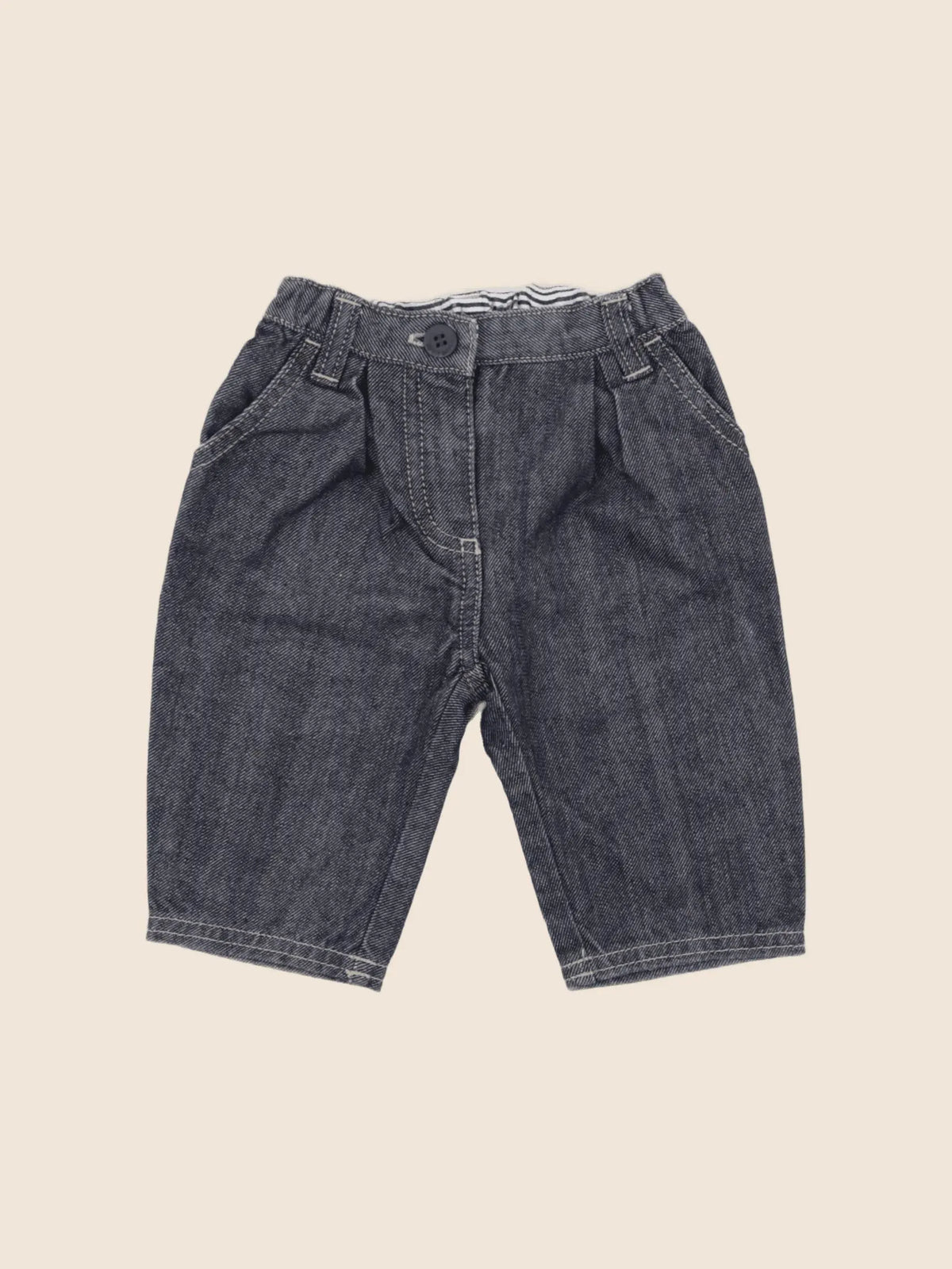 Petit Bateau - jean bleu - 3 mois