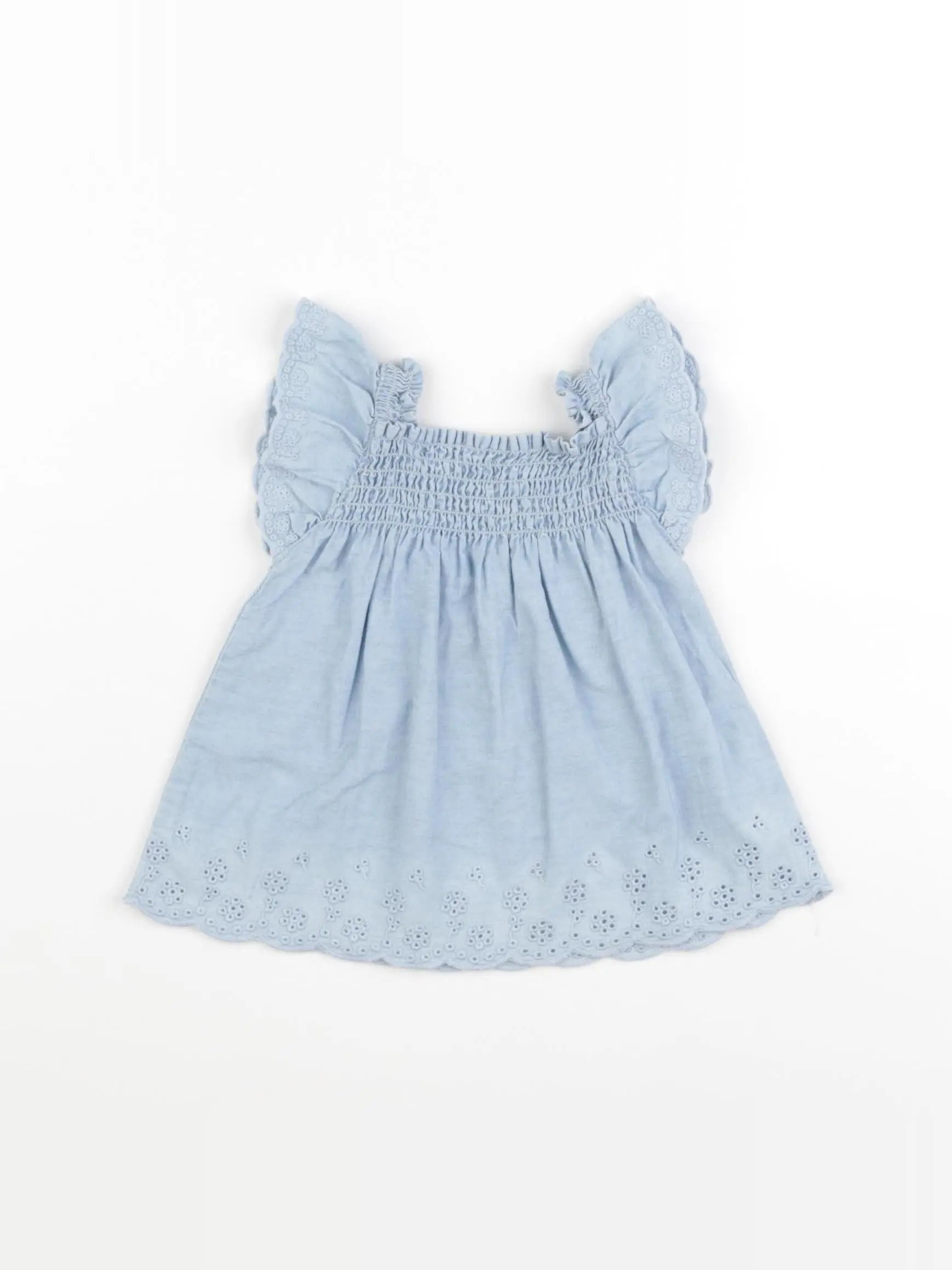 Zara - robe bleu - 1/3 mois